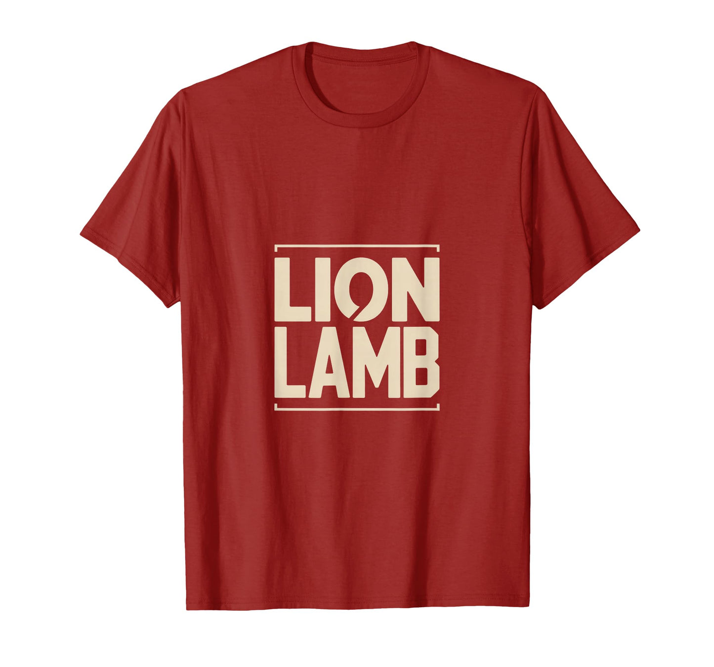 Lion Lamb Christian Jesus Symbol Faith Scripture T-Shirt