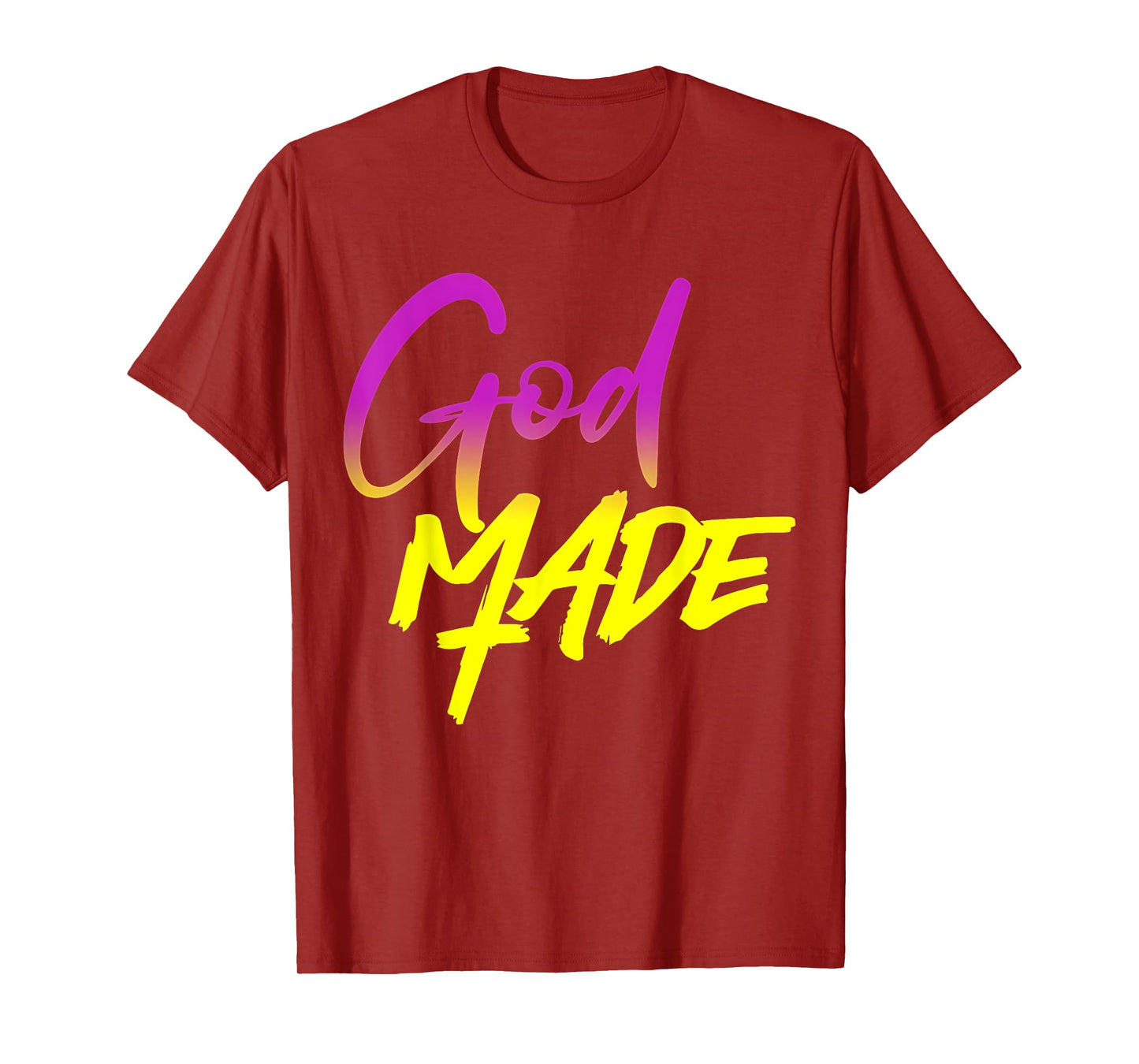 God Made Jesus Cross Vintage Christian Gift T-Shirt