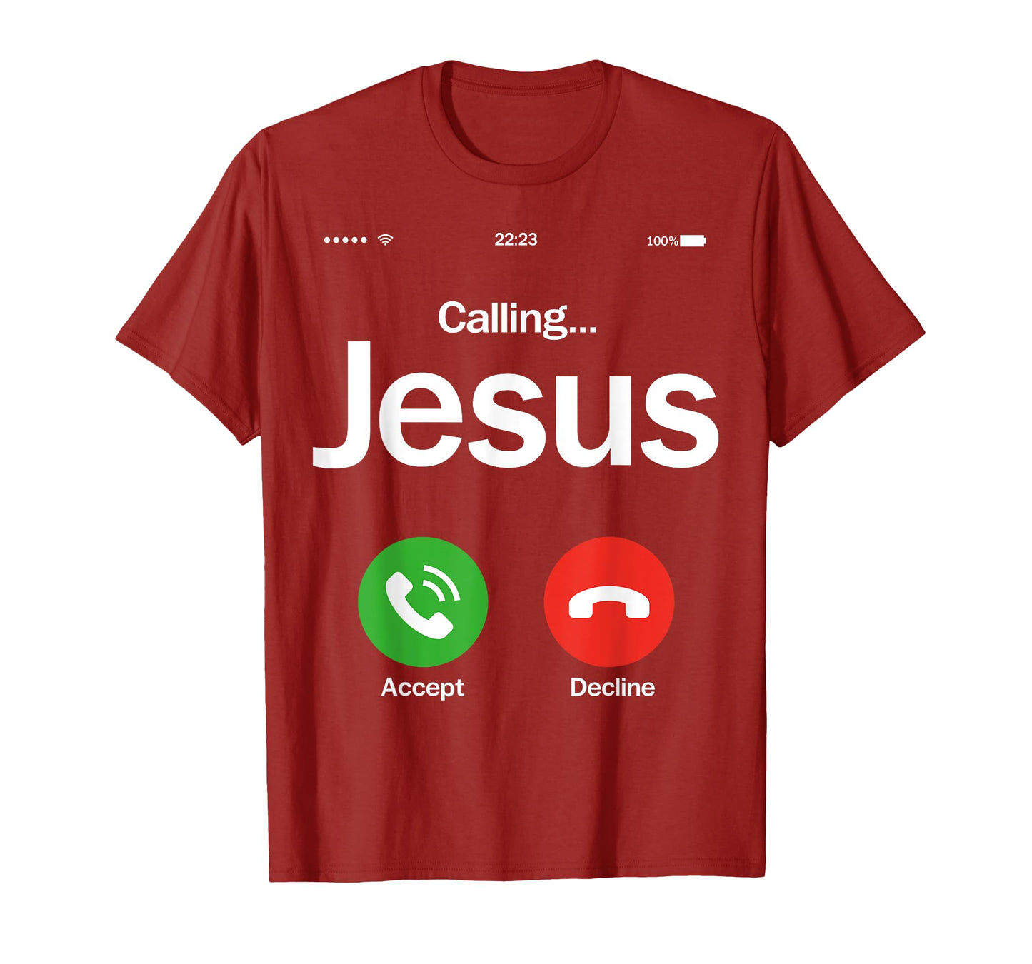 Jesus Is Calling Christian Trust In God Christian Theme T-Shirt