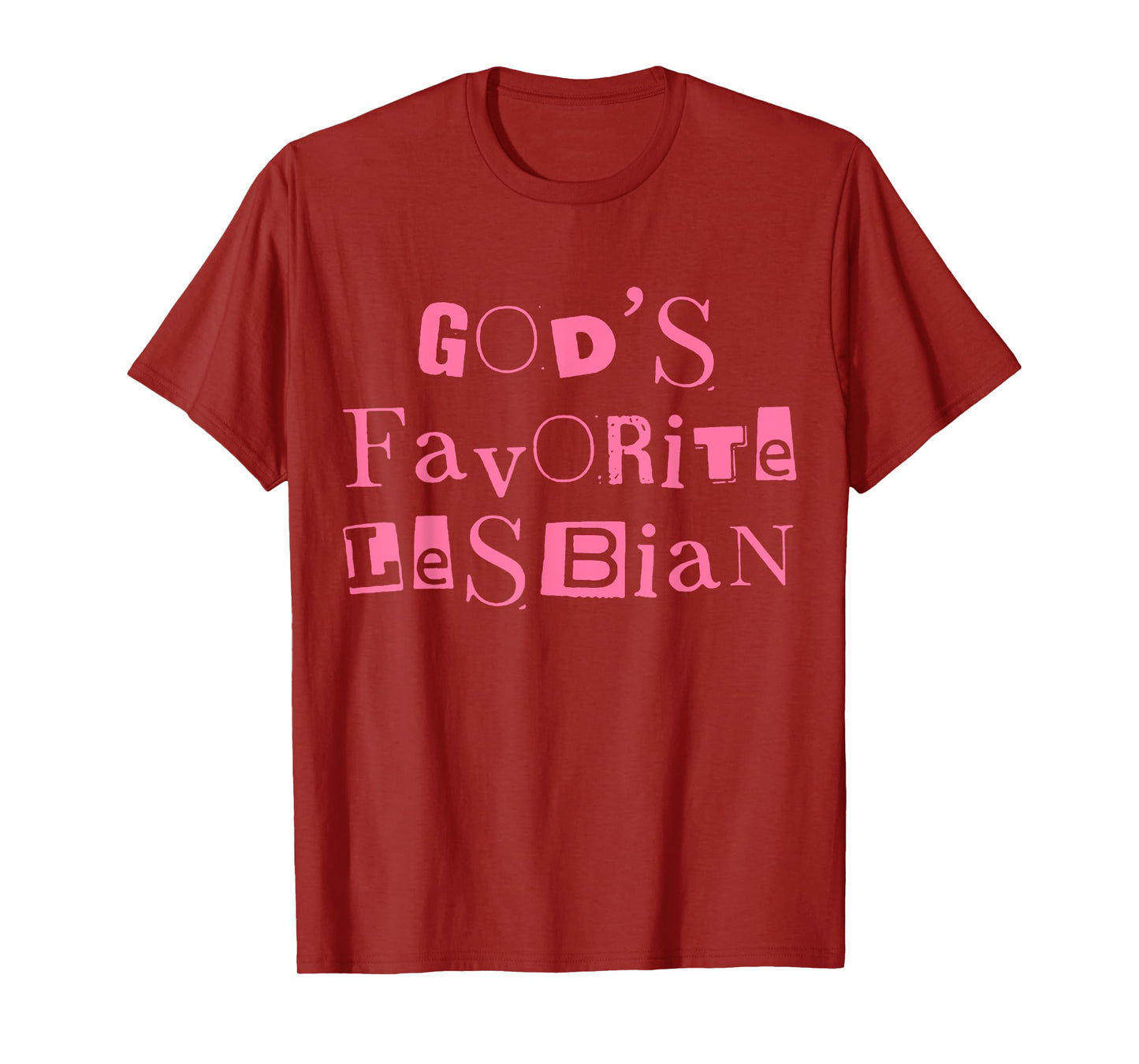 Funny God's Favorite Lesbian LGBT Bi Transgender Pride Month T-Shirt