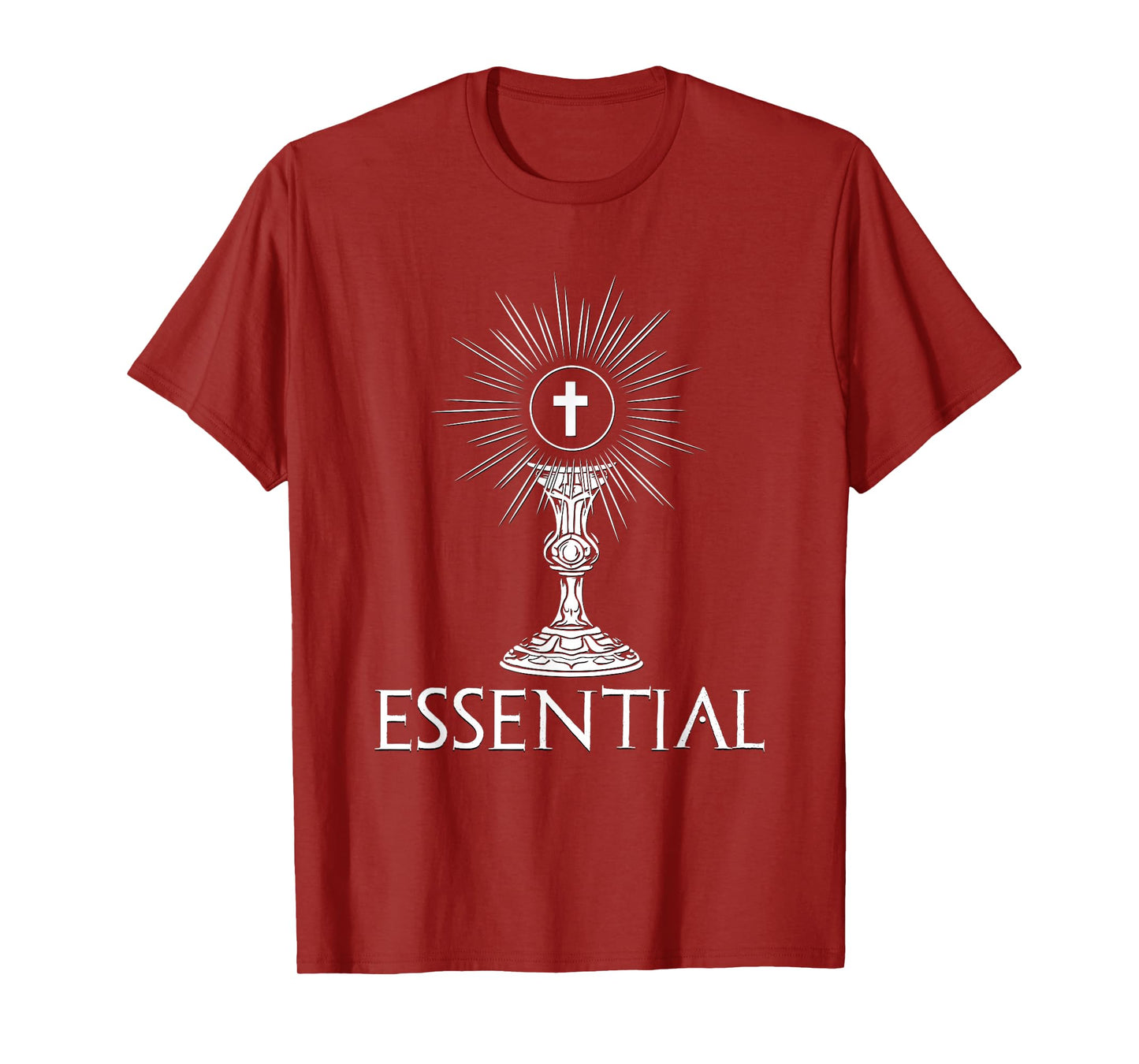 Essential Cross Chalice Design Religious Icon T-Shirt