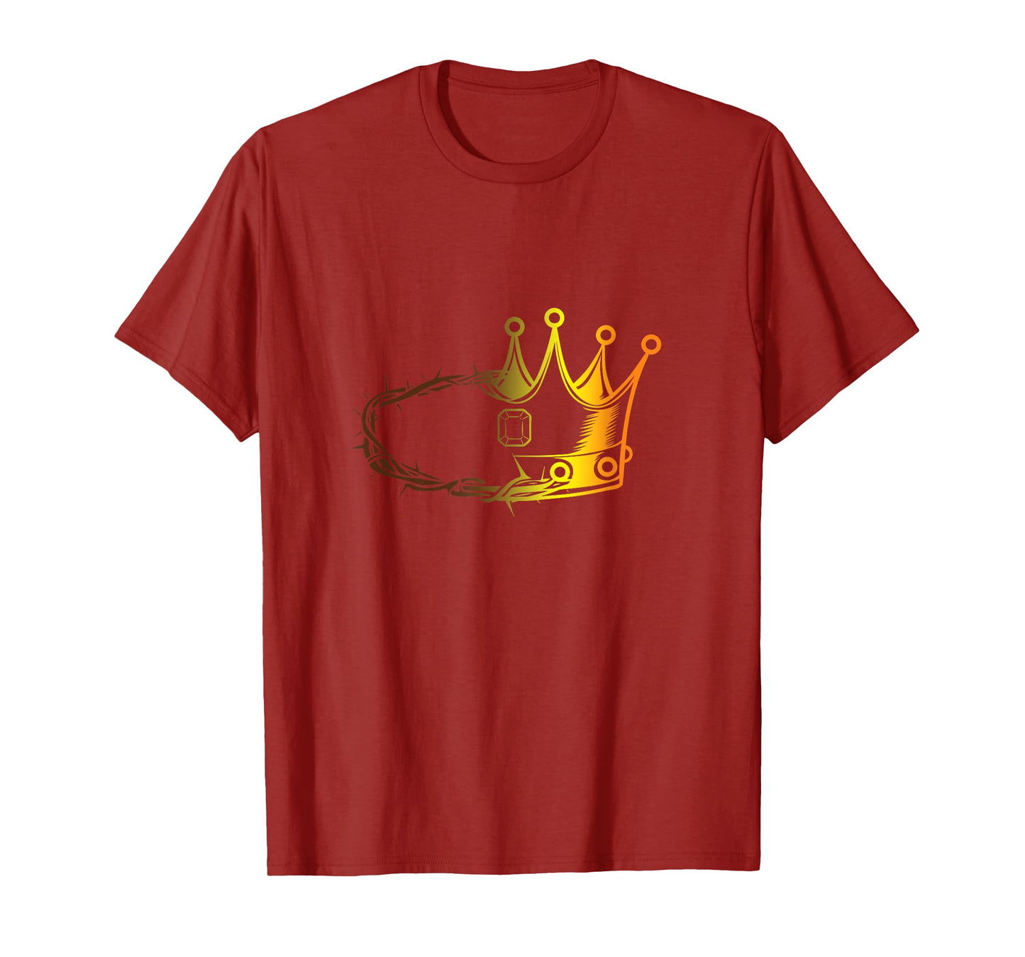 God Follower Catholic Christian Biblical Jesus Thorn Crown T-Shirt