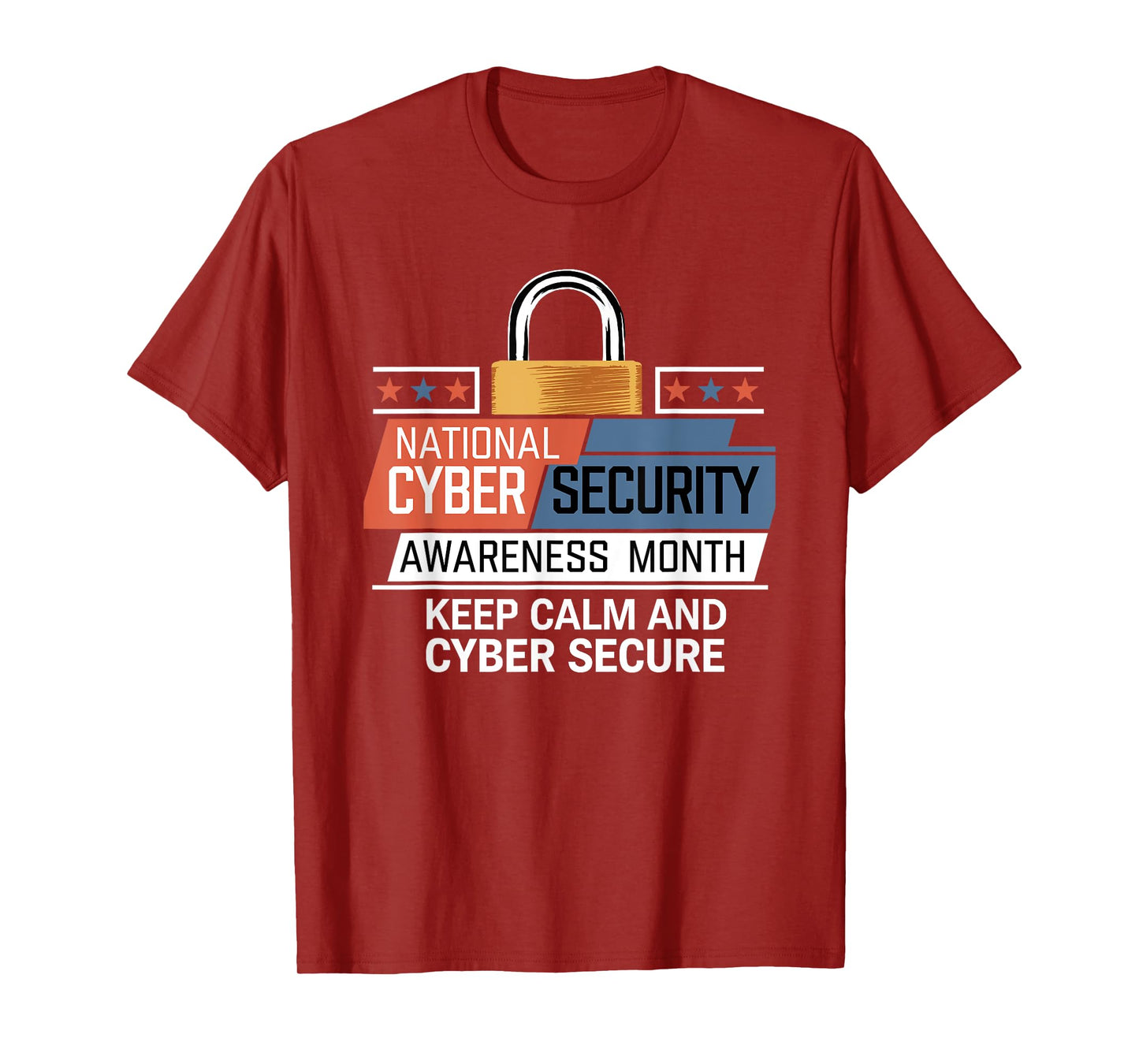 National Cyber Security Awareness Month Tech Security Team T-Shirt