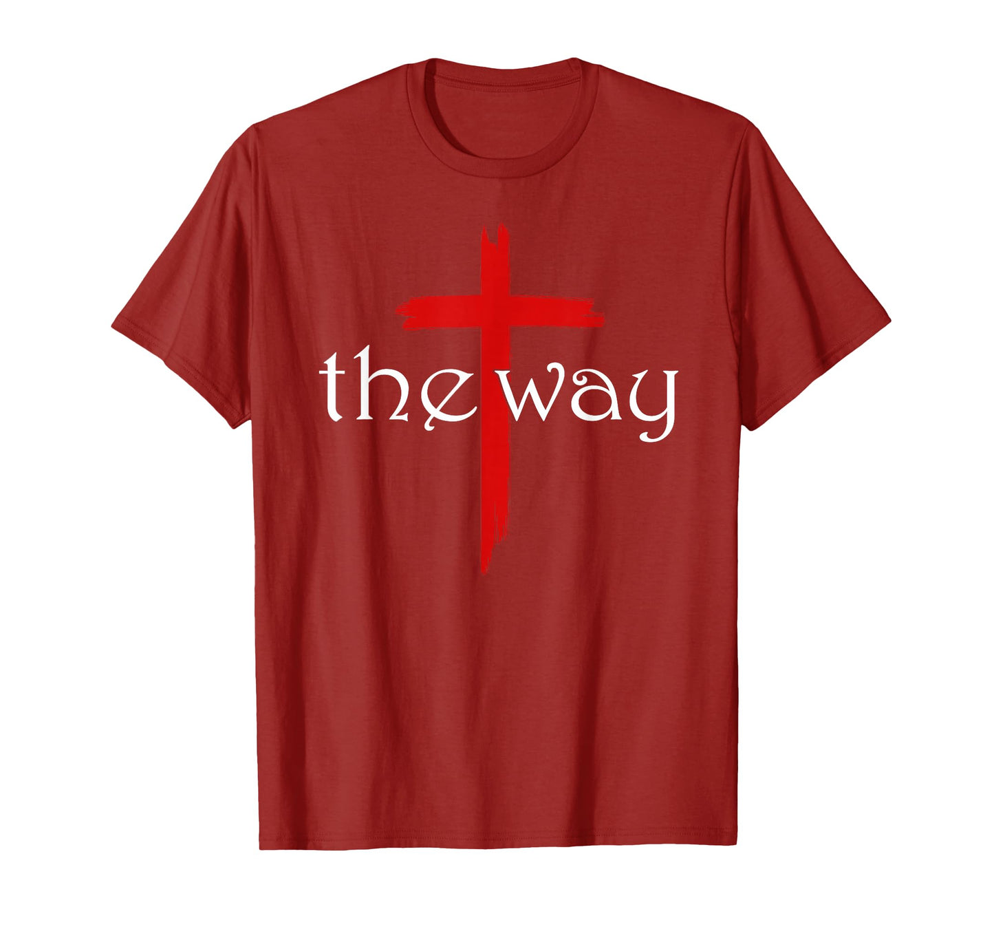 The Way Jesus Cross Inspired Bible Christian Religious Faith T-Shirt