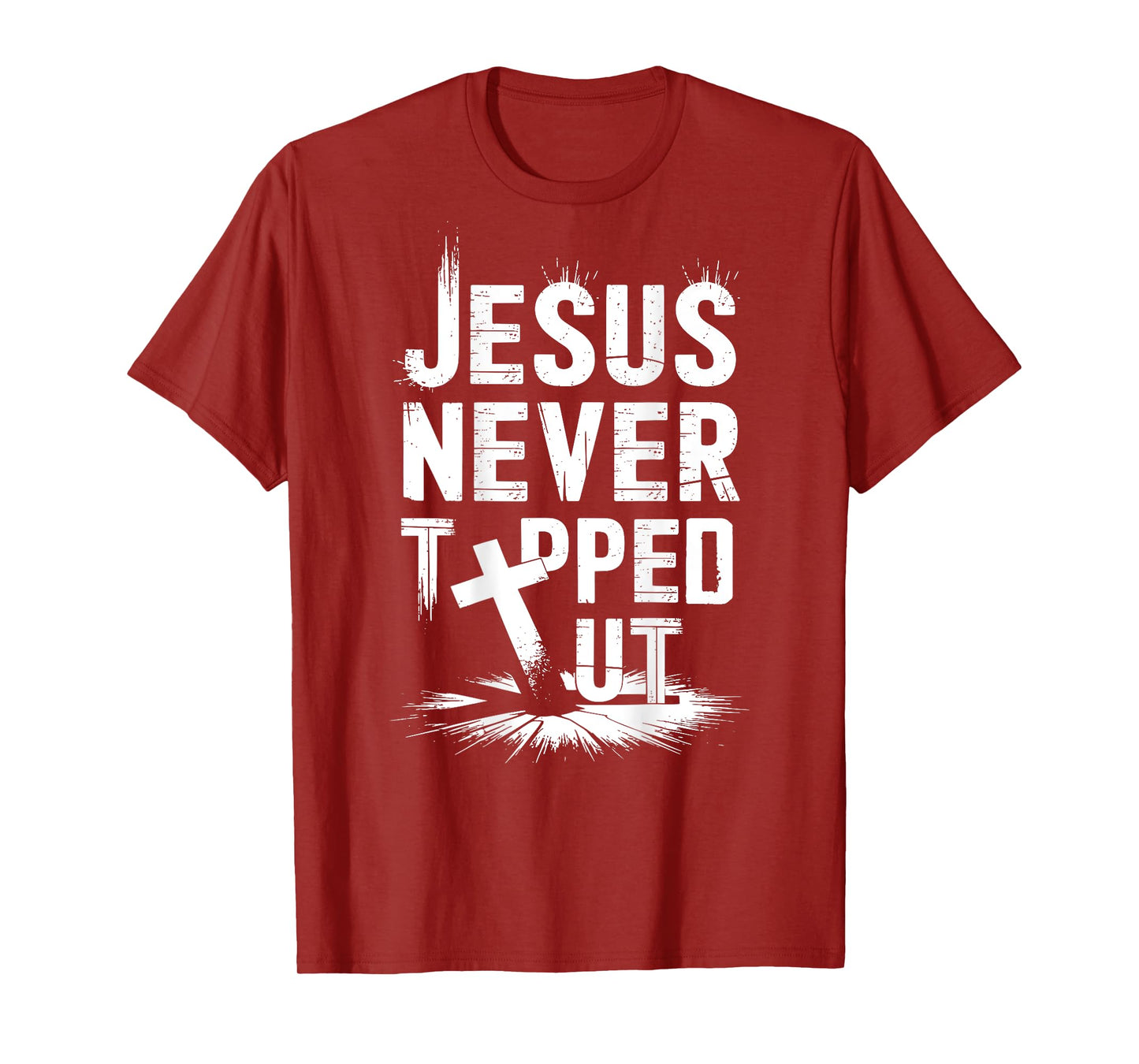 Jesus Never God Says You Bless The Way The Truth ART ON BACK T-Shirt