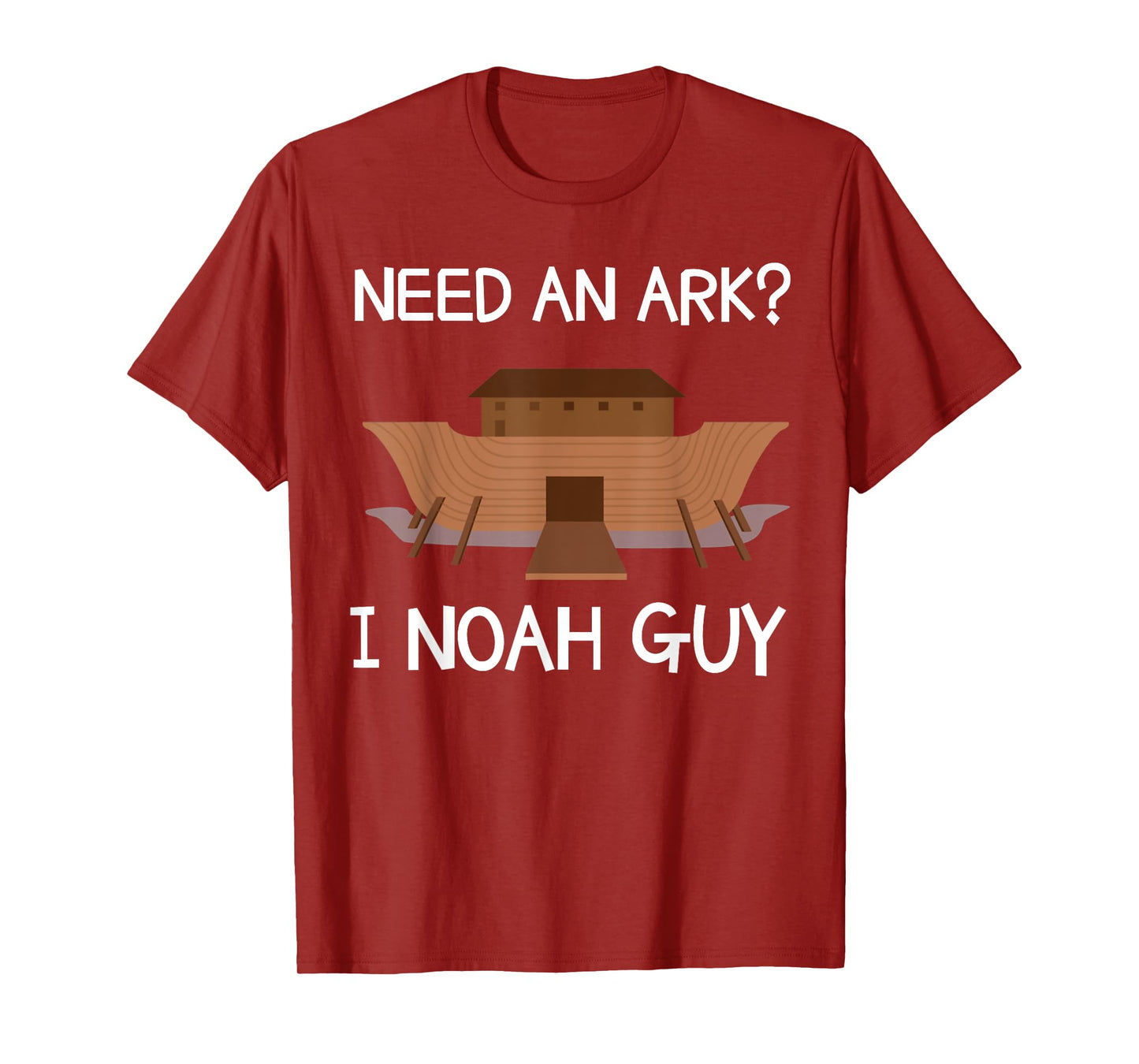 Need An Ark? I Noah Guy Funny Christian Pun T Shirt T-Shirt