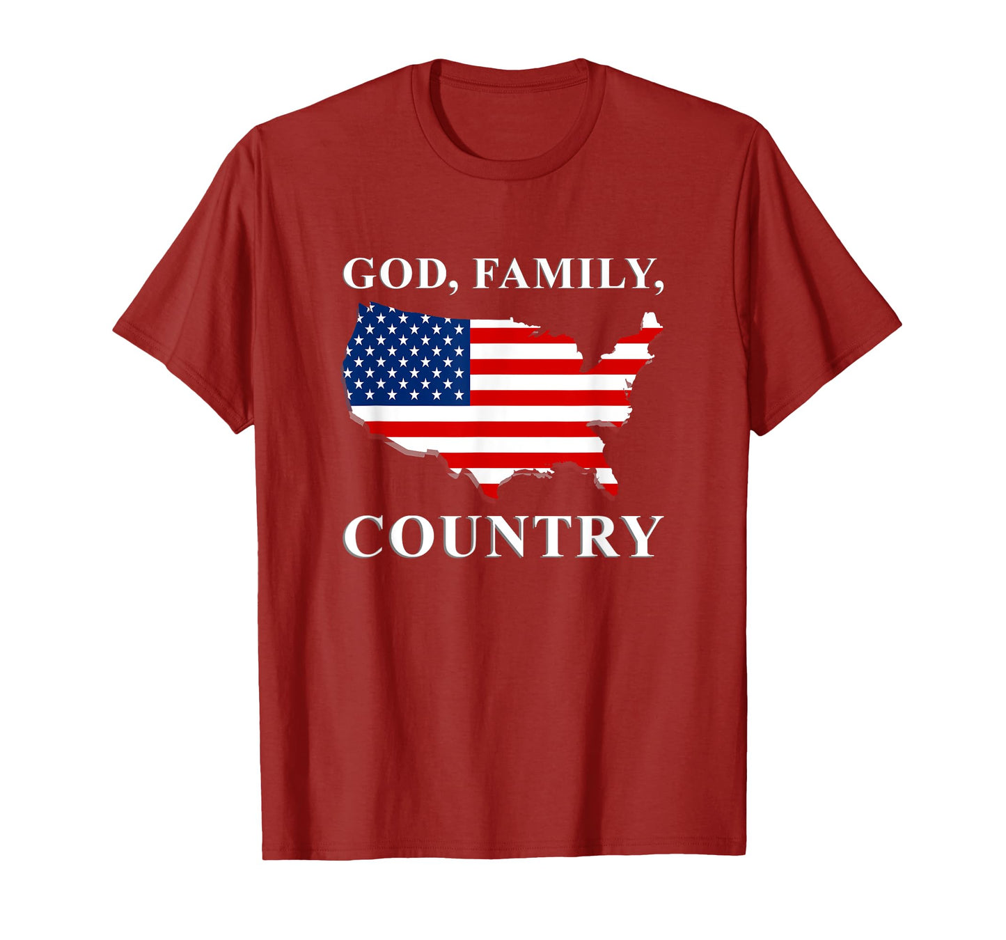 God Family Country US Flag Jesus Christ Holy Bible Prayer T-Shirt
