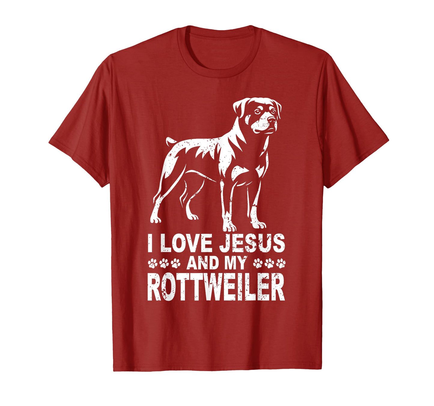 I Love Jesus and My Rottweiler Christian T-Shirt