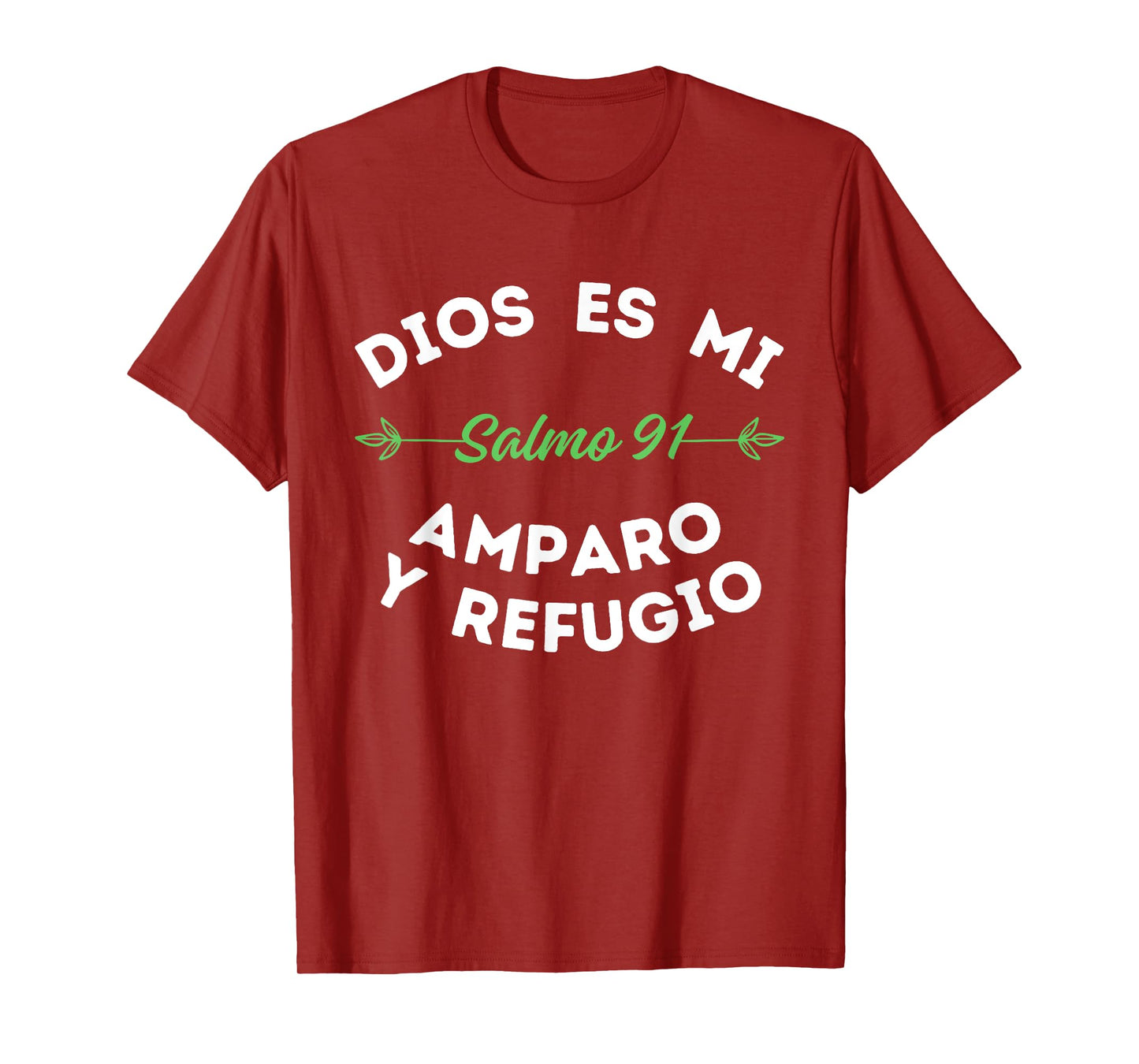 Psalms 91 or Salmo 91, Christian Bible Verses in Spanish T-Shirt