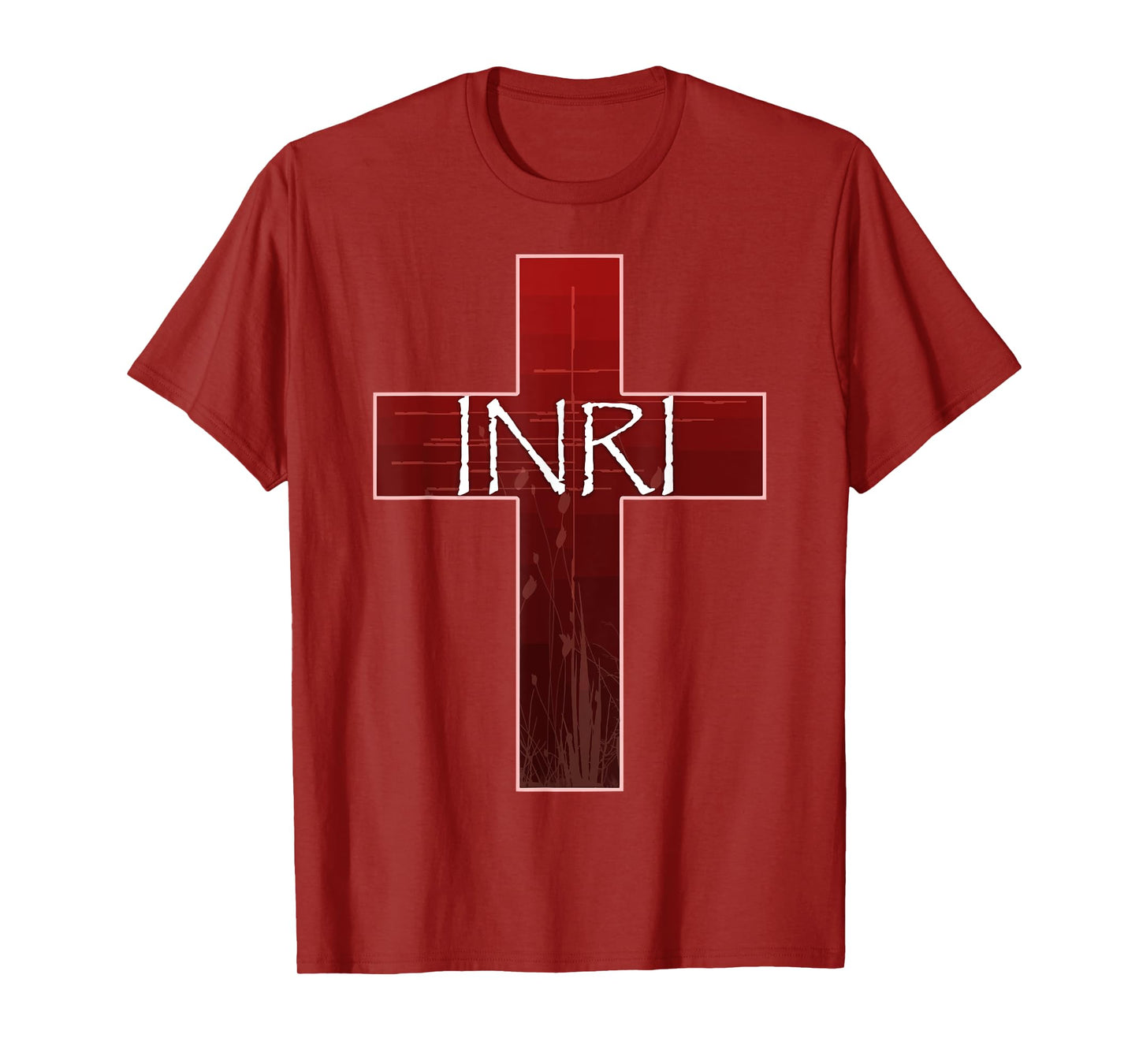 INRI Cross Crucifix Jesus Catholic Easter King of Jews Latin T-Shirt