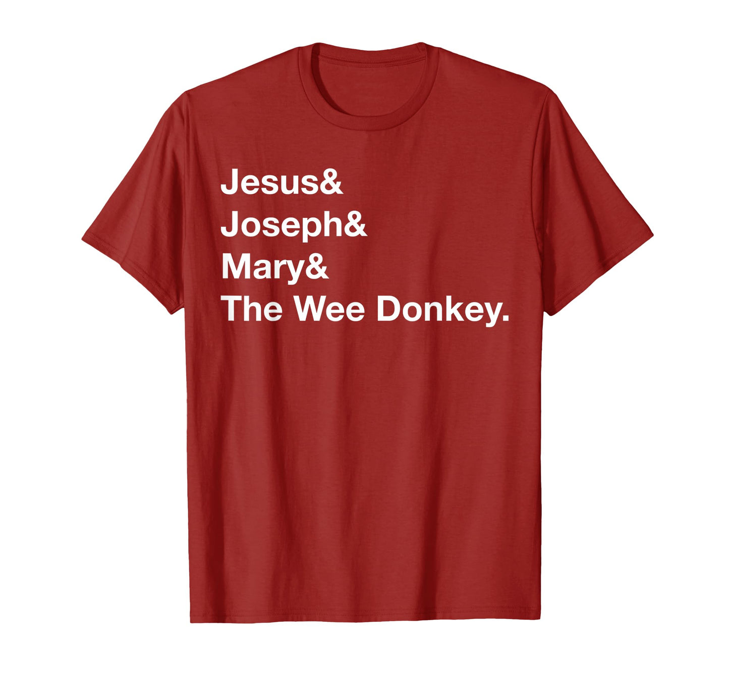 Funny Jesus Christ, Joseph and Mary Design T-Shirt