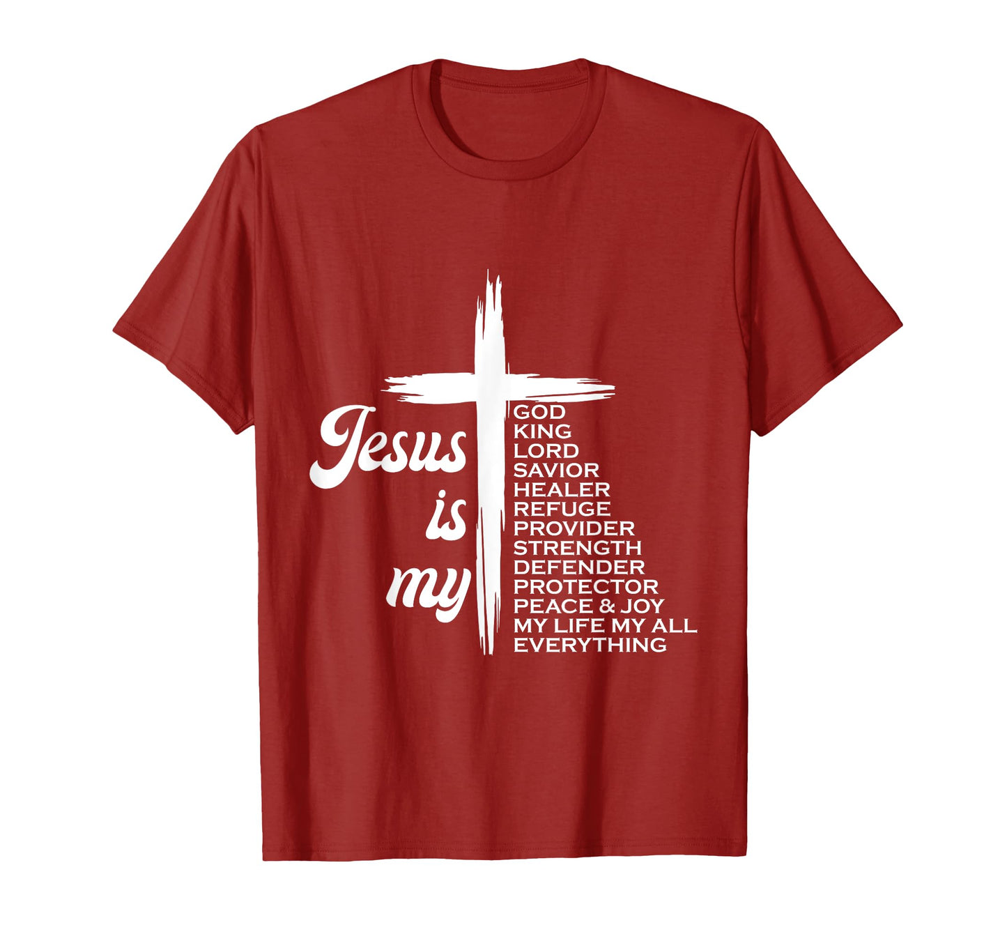 Faith Religious Jesus is My God King T-Shirt