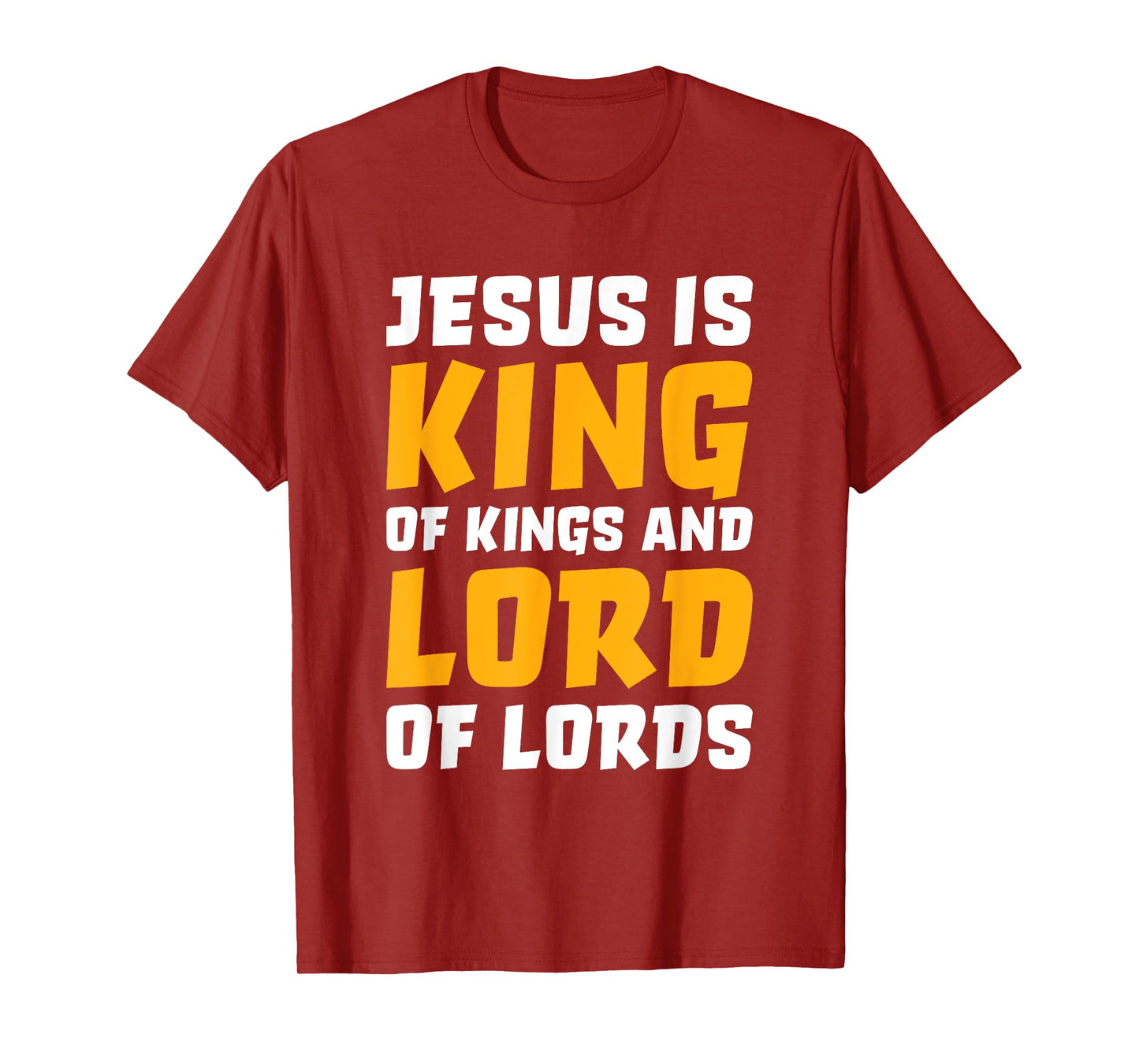 Christian Shirts For Men Women Kids Boys Girls Jesus Is King T-Shirt