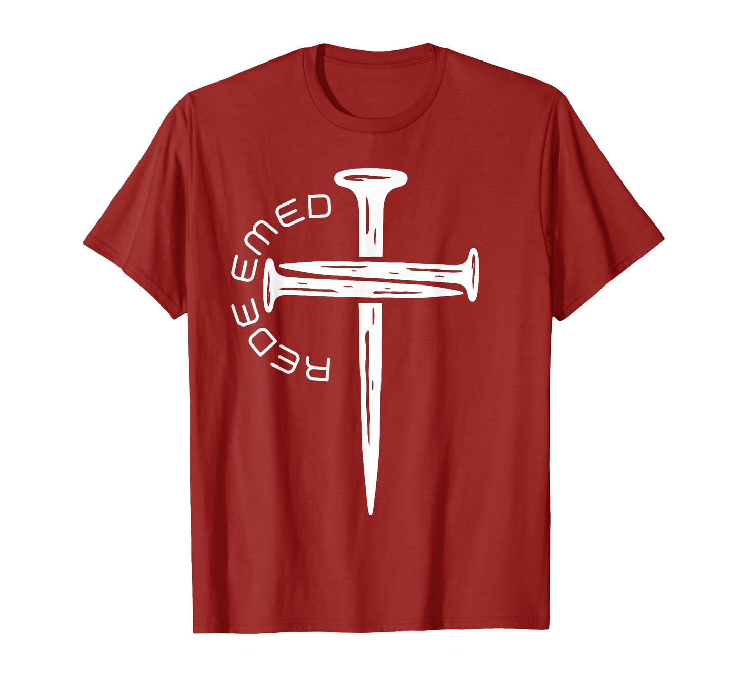 Redeemed Jesus Christian Cross God Faith Bible Religious T-Shirt