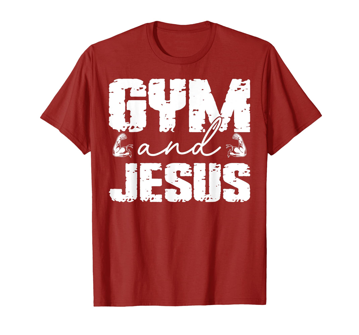 Christian Lovers Gym and Jesus Faith Fitness Gym and Jesus T-Shirt