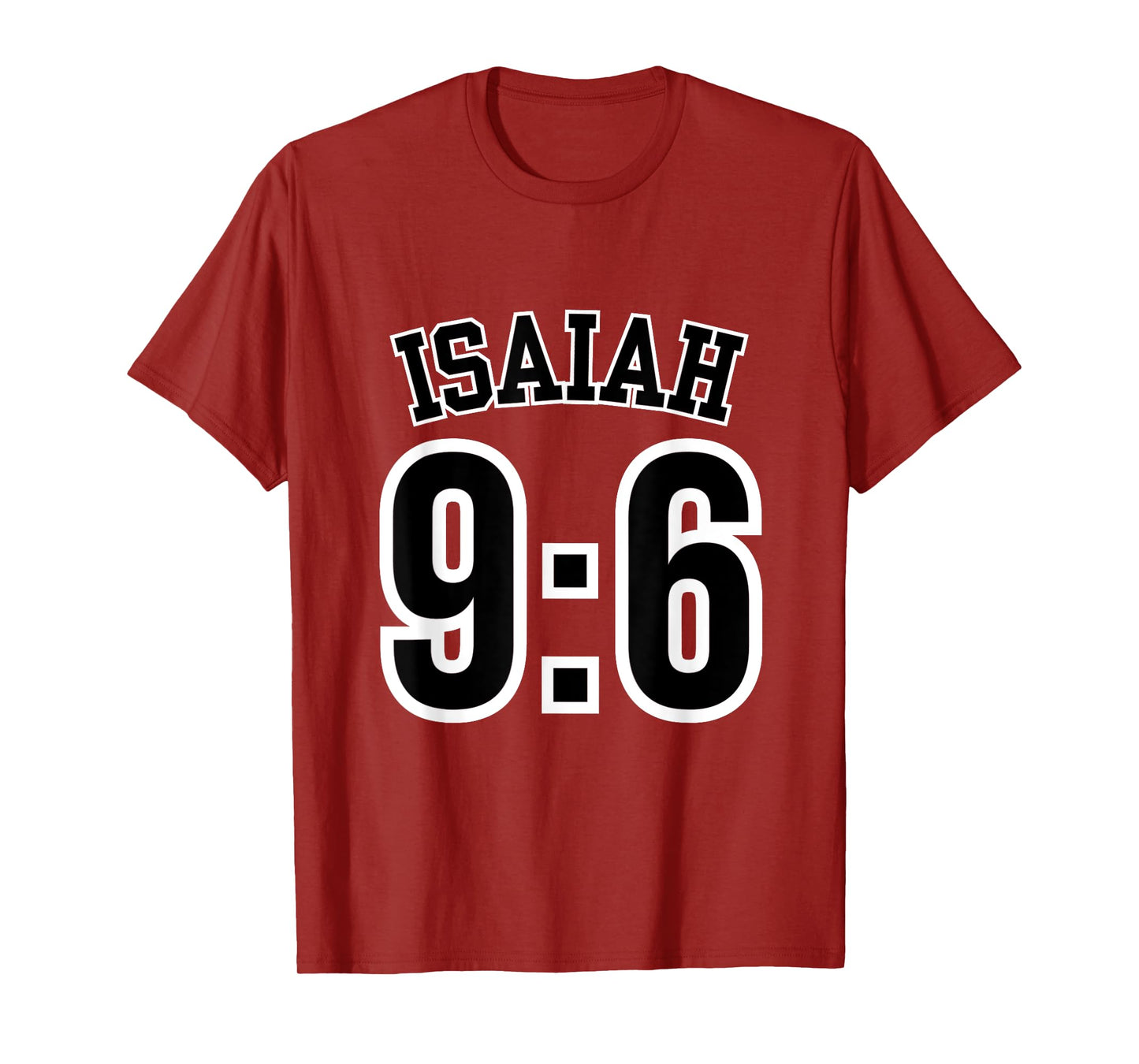 Isaiah 9:6 Sports Jersey Christian Scripture Verse Design T-Shirt
