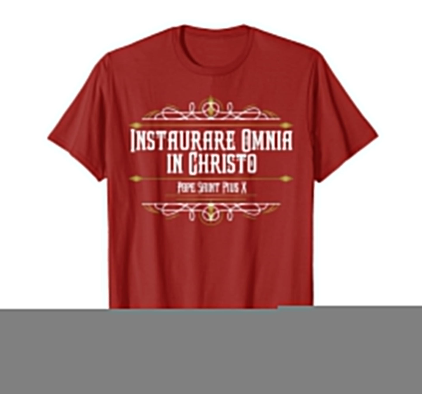 Pope St Pius X Catholic Saint Traditional Latin Mass T-Shirt