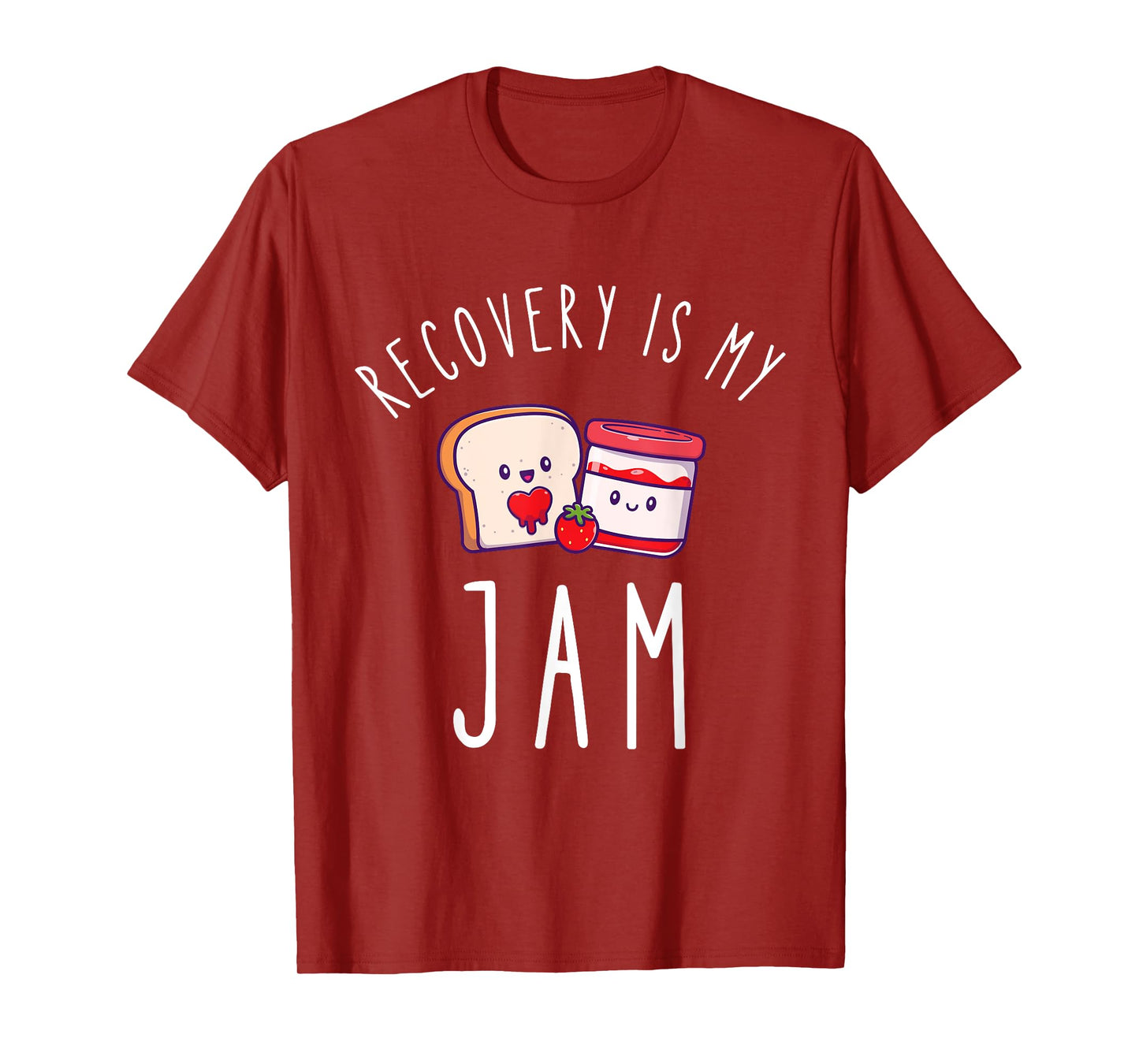 Recovery Is My Jam Funny Celebrate Clean And Sober T-Shirt
