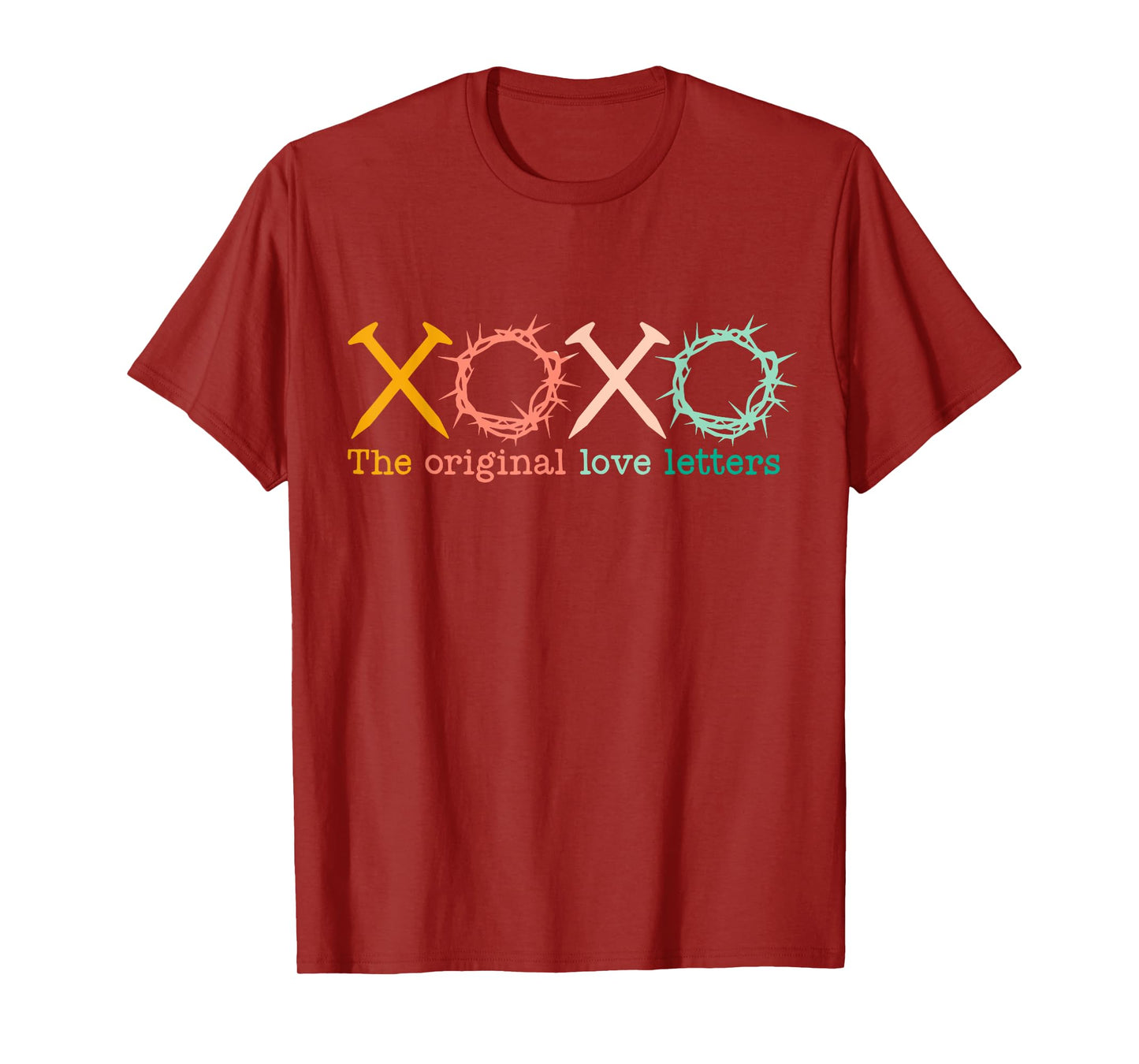 XOXO The Original Love Letters, Christian Pastel, Easter Day T-Shirt