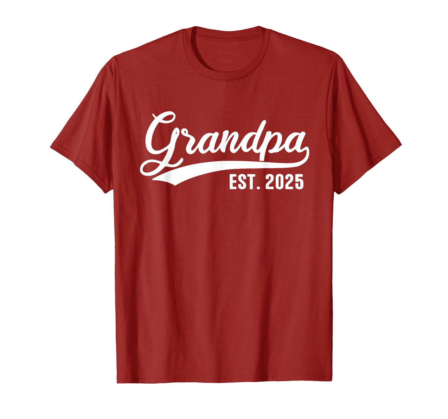 Grandpa 2025 Retro Grandpa Est 2025 T-Shirt