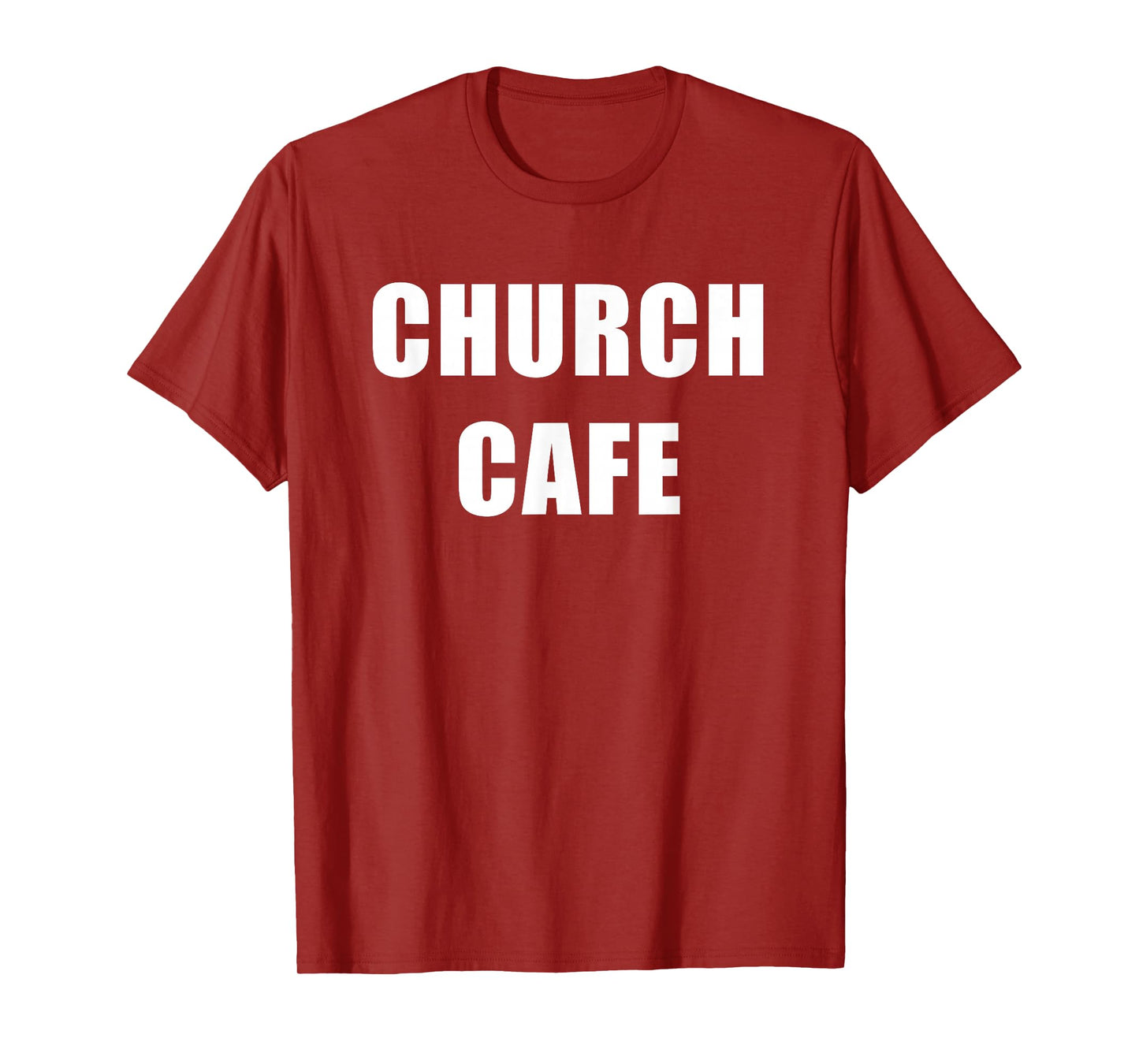 Church Cafe - Christian Faith Kitchen Server Staff Uniform T-Shirt