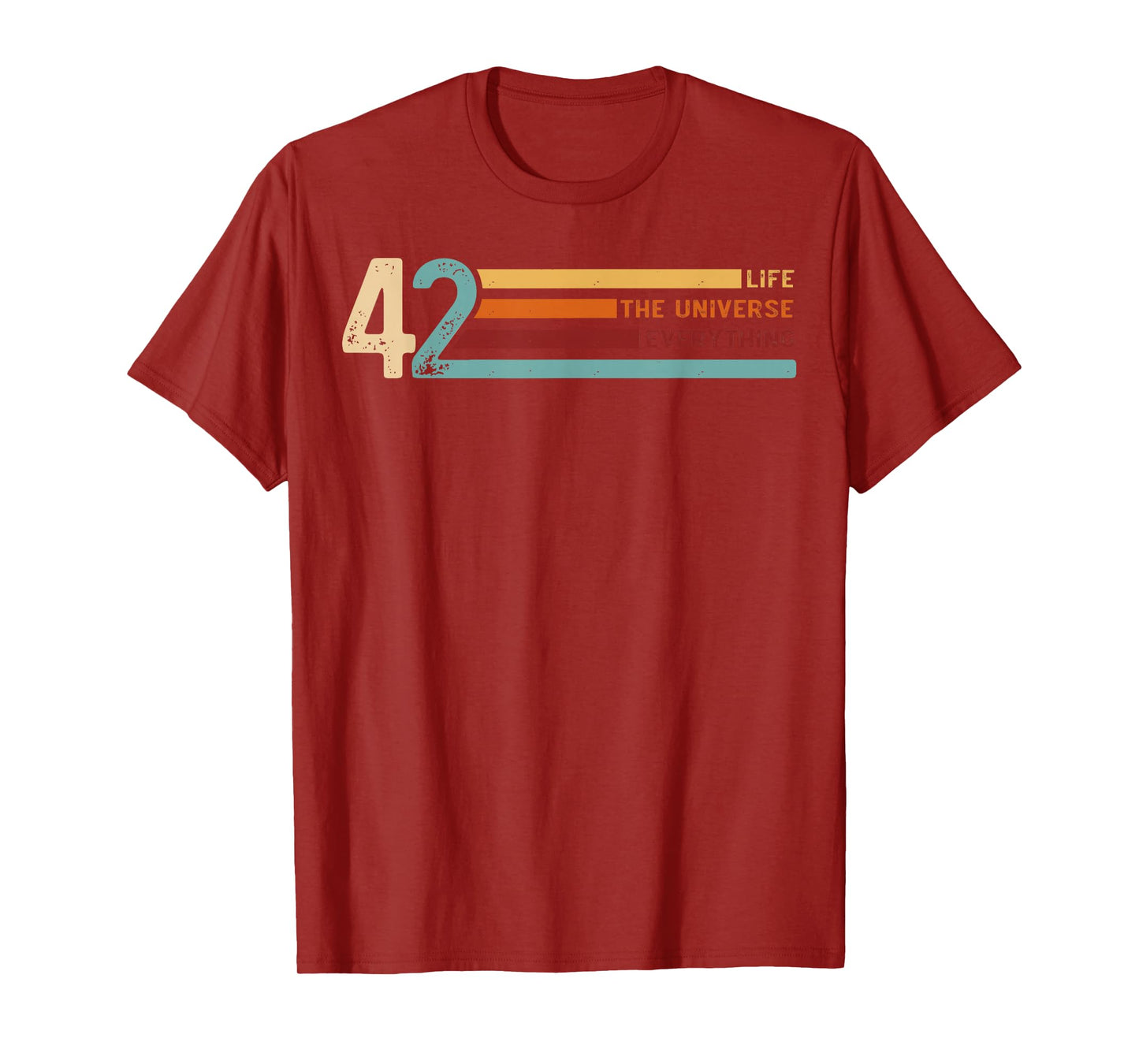 42 The Answer To Life The Universe And Everything T-Shirt