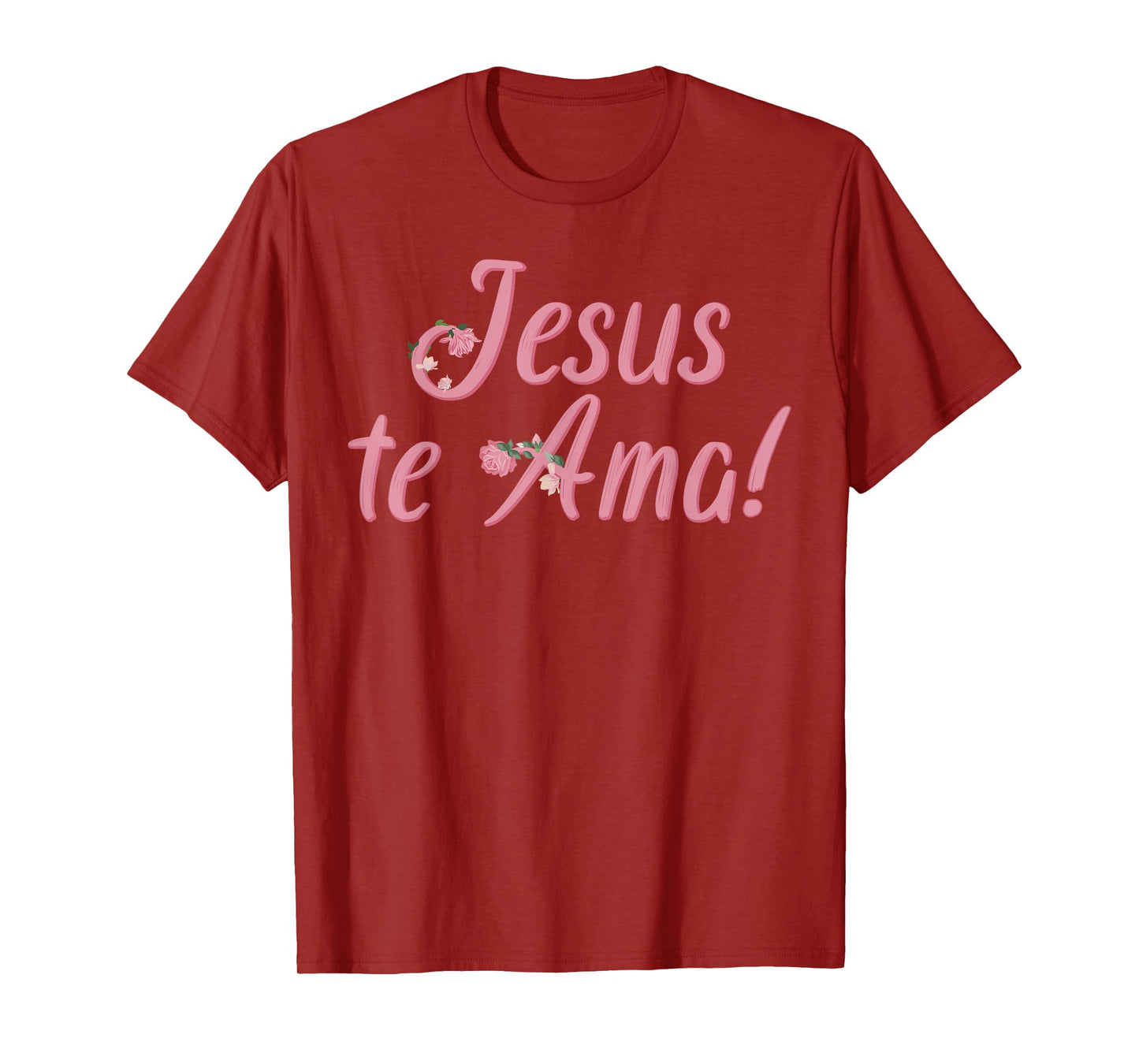 Camisetas Cristianas en espanol Frases Biblia Jesus Te Ama T-Shirt