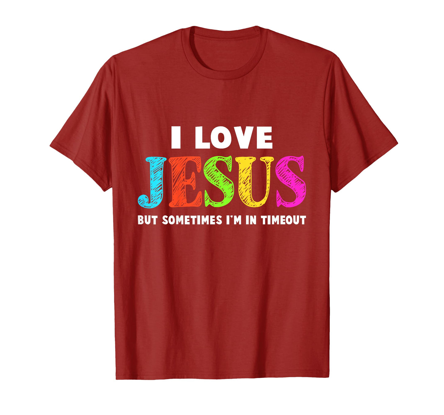 Cute I Love Jesus Christian Faith Gifts Toddler Boys Girls T-Shirt