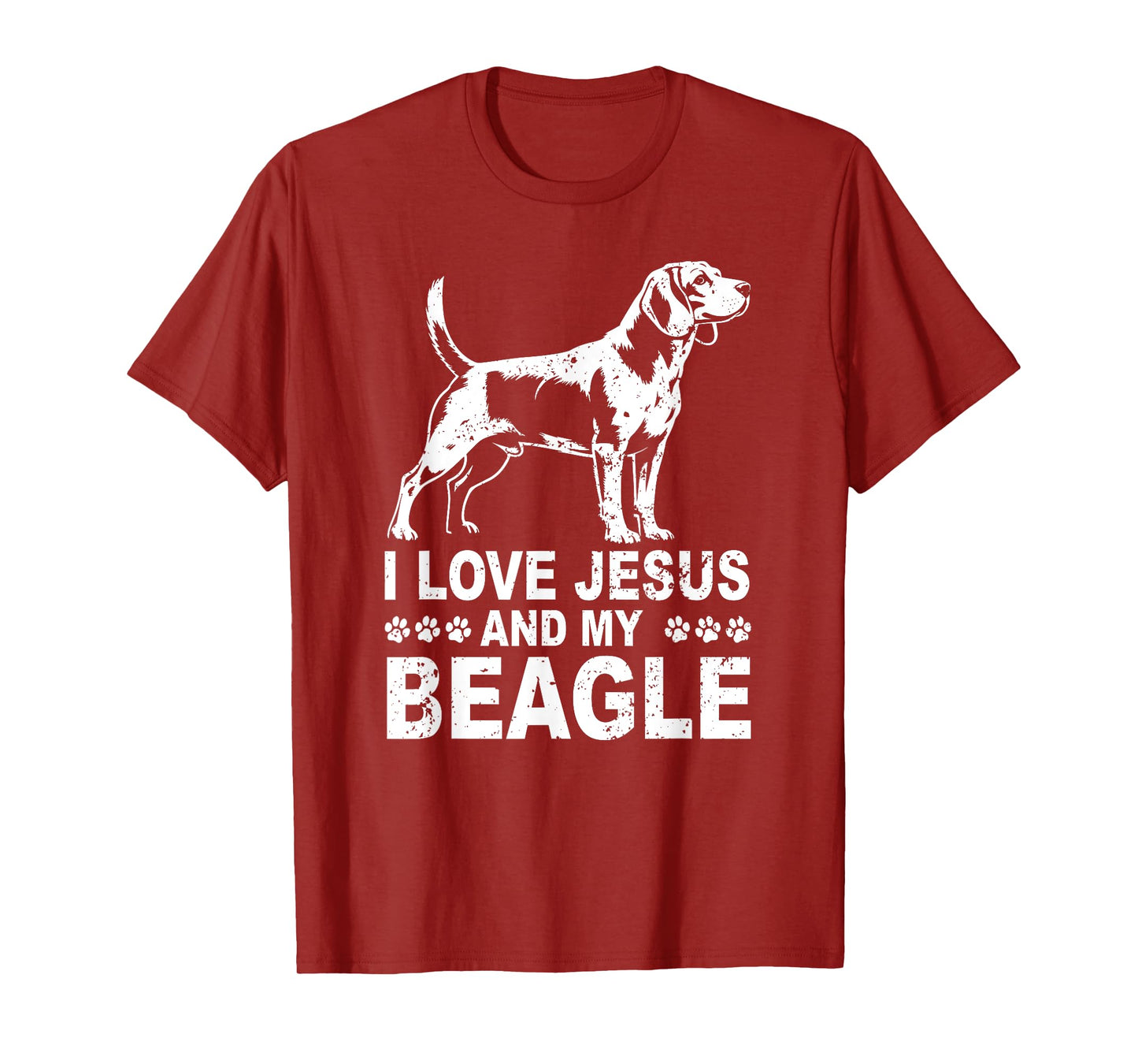 I Love Jesus And My Beagle For Beagle Lover Christian T-Shirt