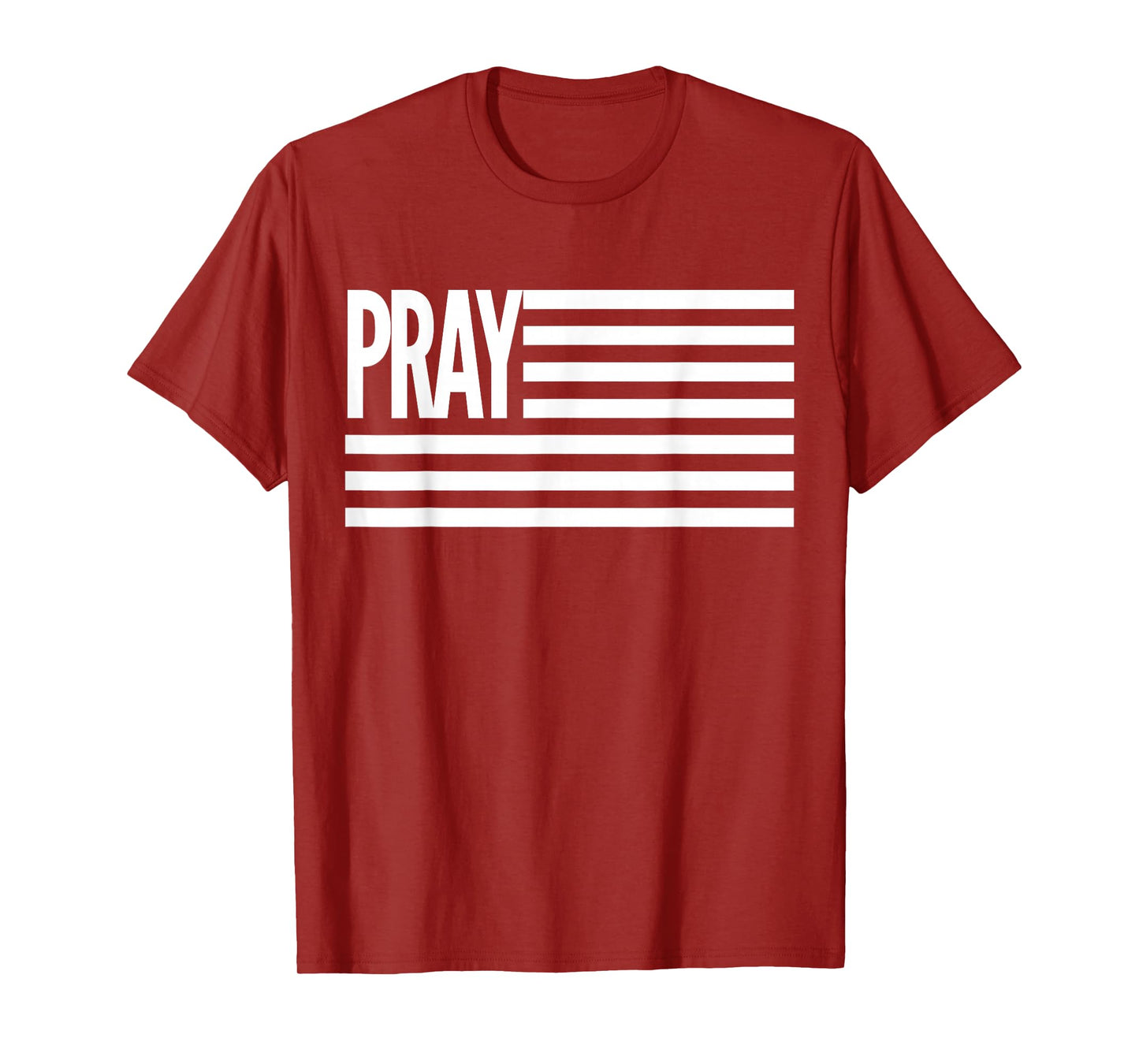 National Day of Prayer American Flag Patriotic Pray Design T-Shirt