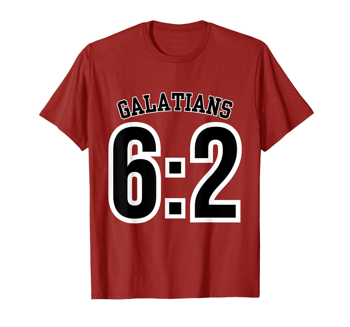 Galatians 6:2 Sports Jersey Christian Scripture Design T-Shirt