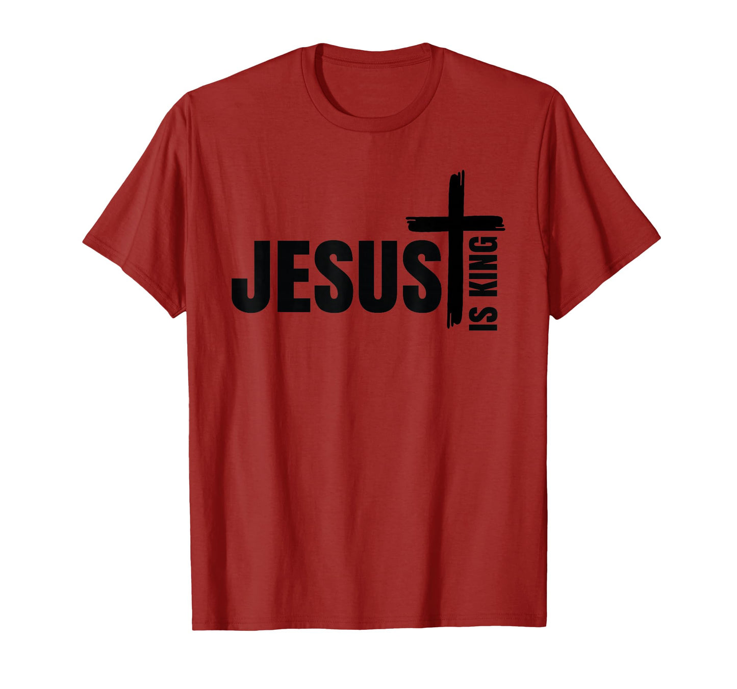 Retro Jesus is King Christian - Bible Verse Faith Religious T-Shirt