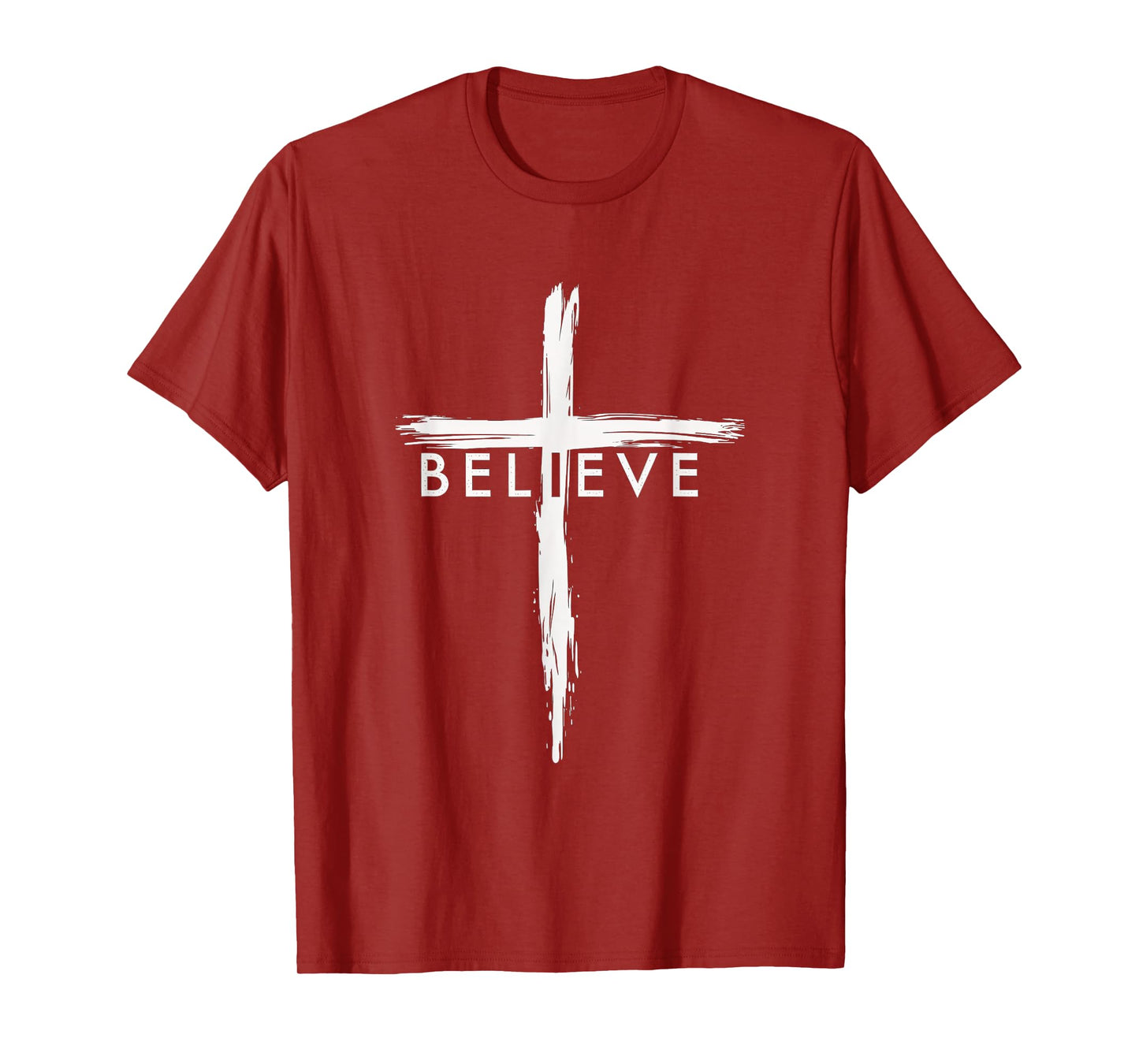 Believe Faith Cross Jesus Christ Spiritual T-Shirt