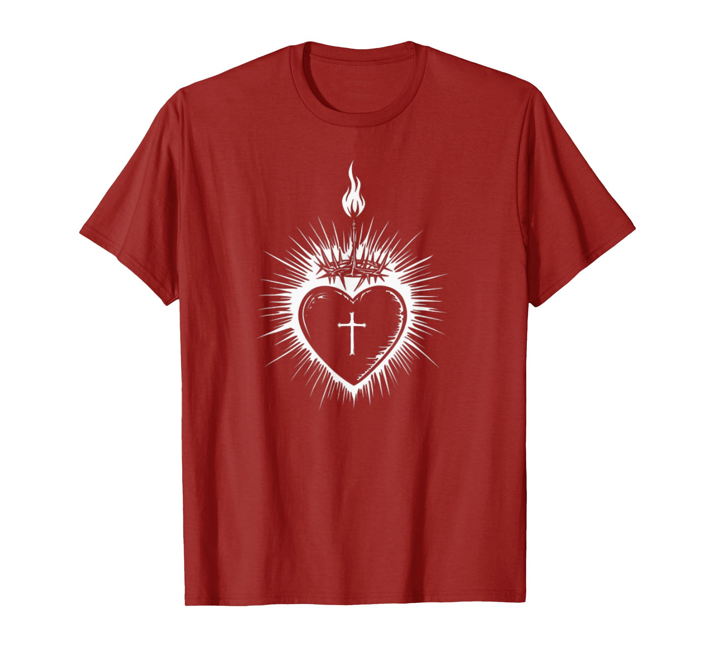 Sacred Heart of Jesus Men Women Jesus Christ Christian T-Shirt