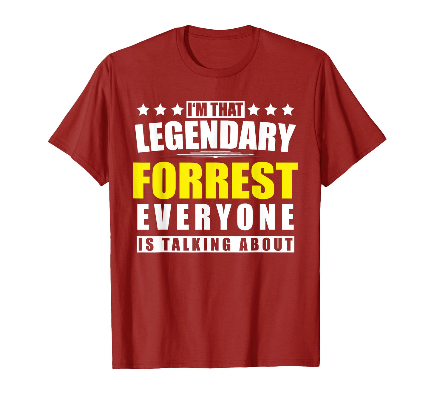 Name Forrest First Name Gifts - Funny Personalized Gift T-Shirt
