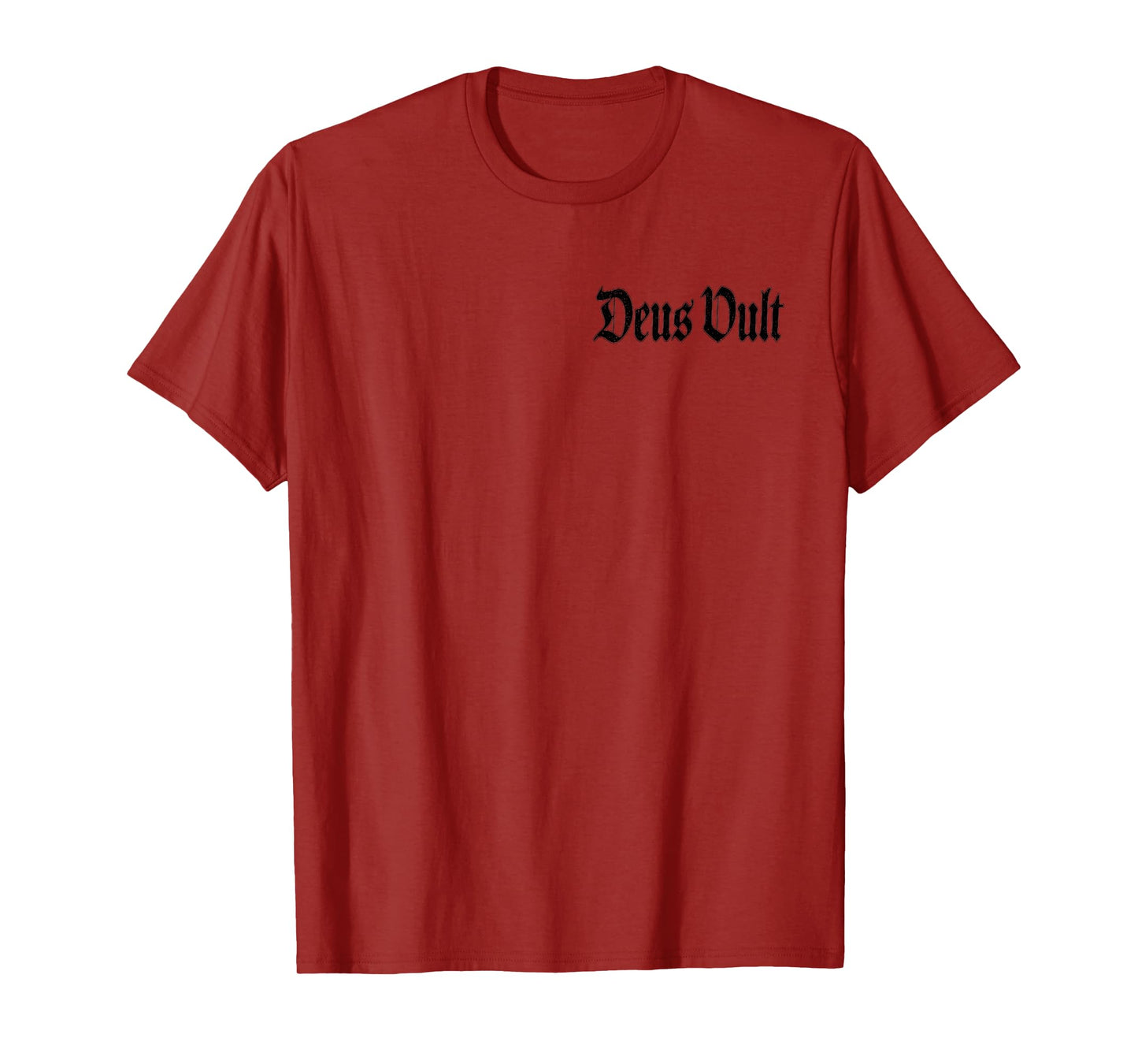 DEUS VULT GOD WILLS IT LATIN PHRASE KNIGHTS TEMPLAR T-Shirt