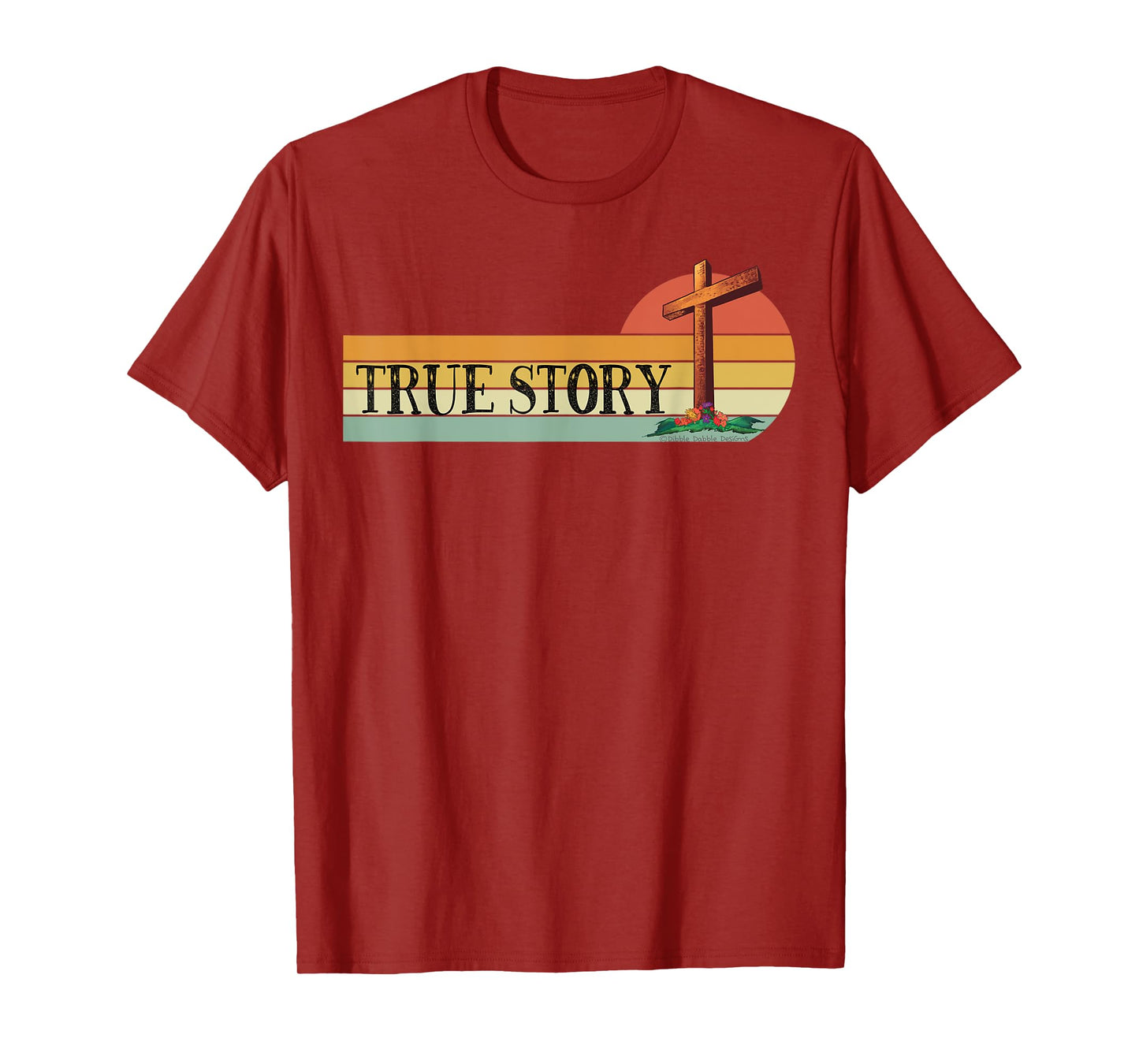 Jesus Cross TRUE STORY Easter and Christian Bible T-Shirt