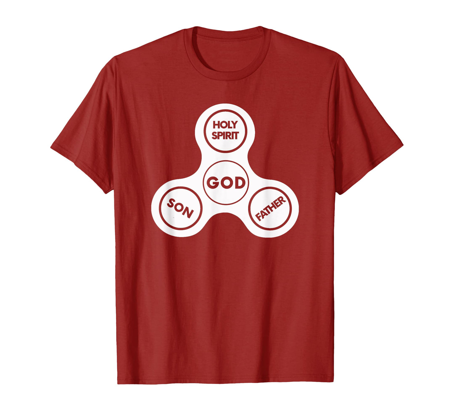 HOLY TRINITY Christian Fun Fidget Spinner God Bible T-Shirt T-Shirt