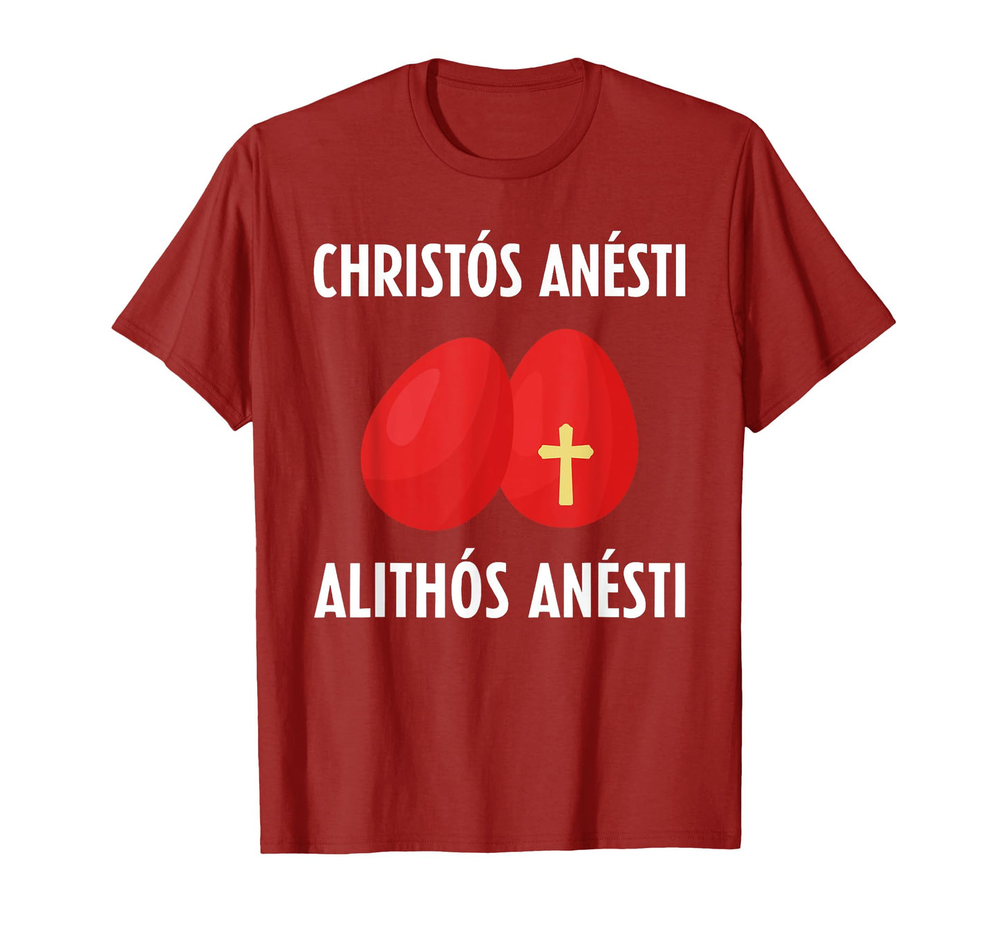 Greek Easter Tsougrisma Red Egg Tapping Game T-Shirt