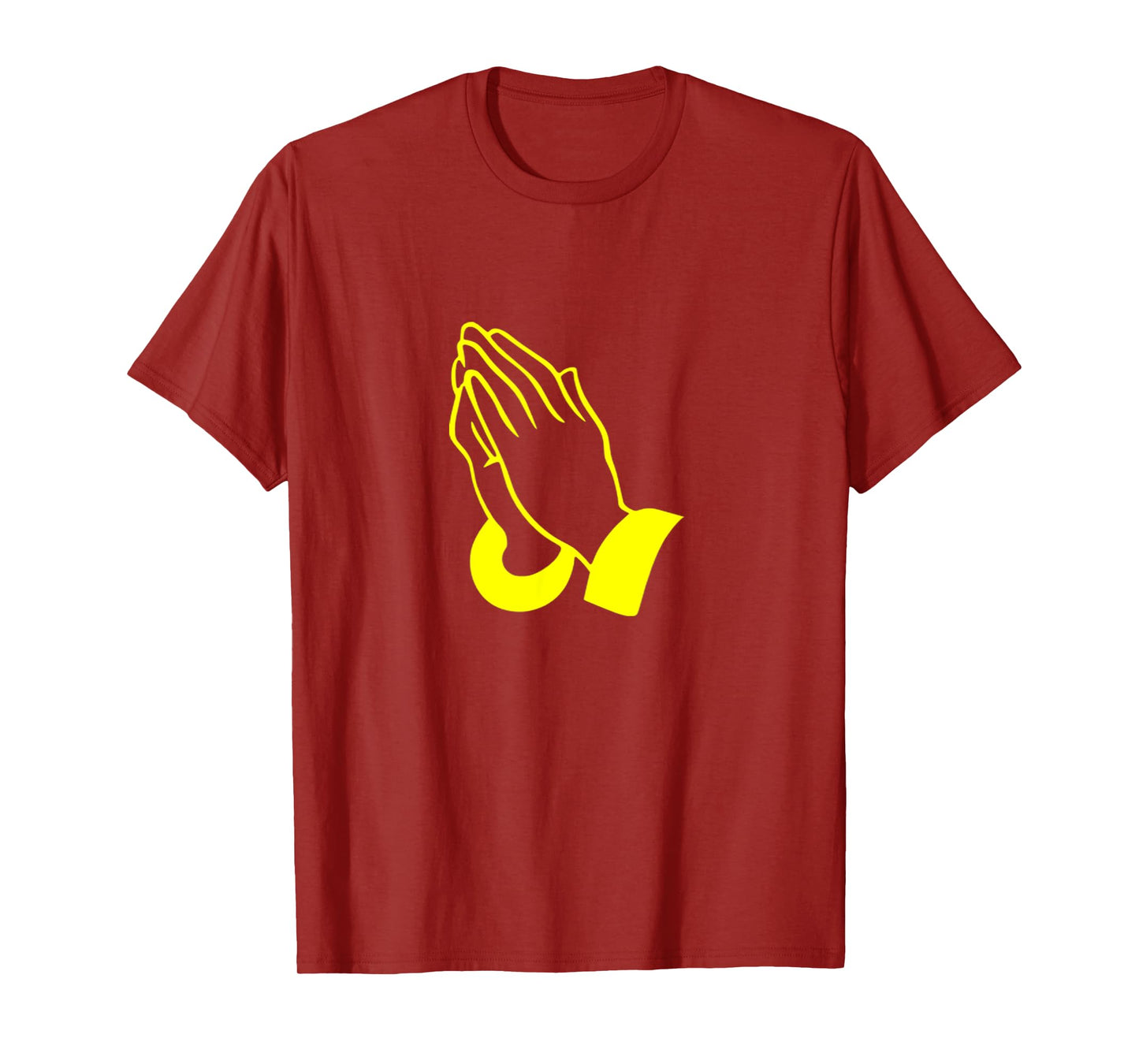 PRAYING HANDS GOD JESUS Print T-Shirt
