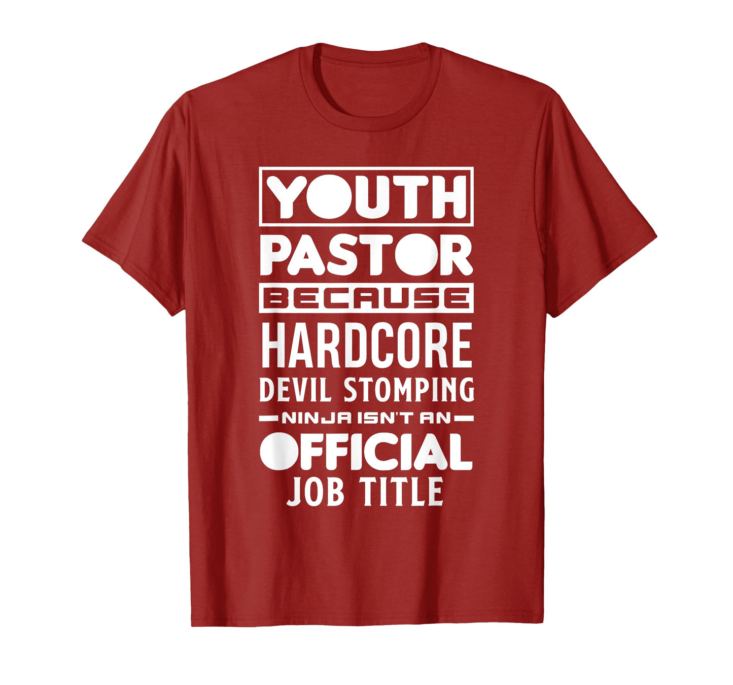 Youth Pastor Because Devil Stomping Ninja Funny Youth Pastor T-Shirt