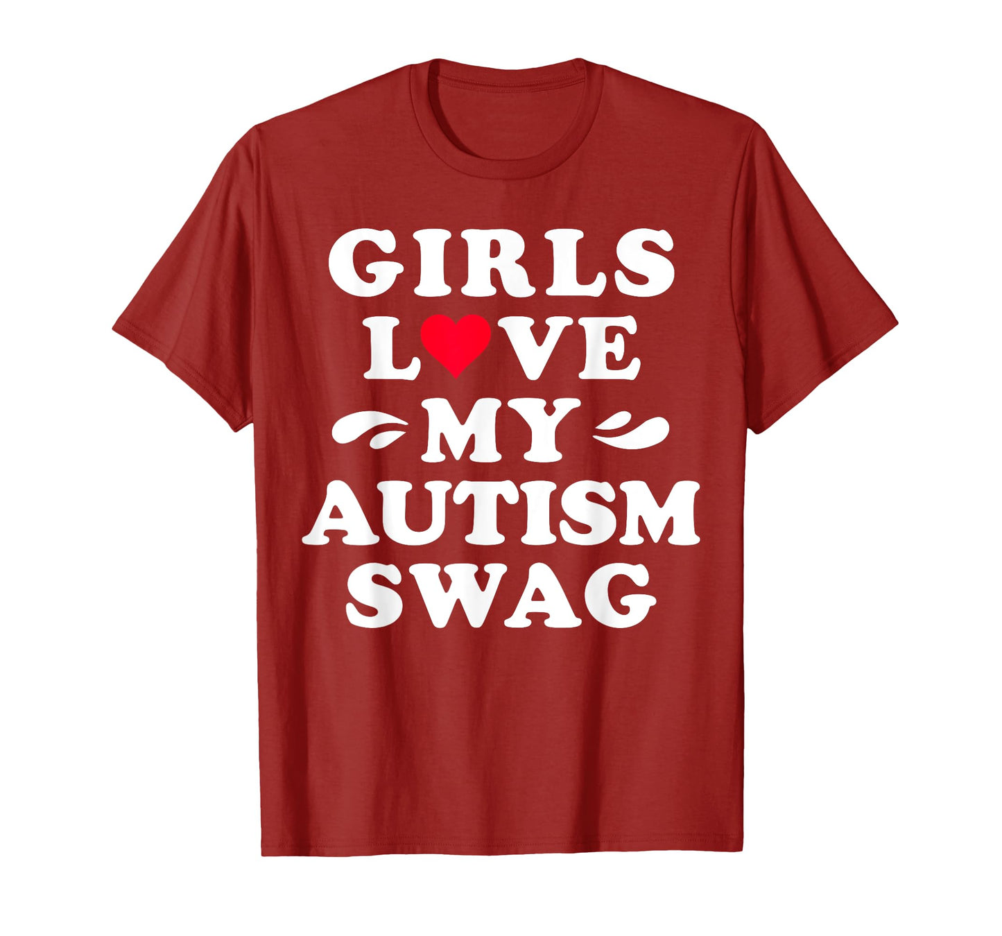 Funny Autism Shirt Boys Girls Love My Autism Swag Autistic T-Shirt