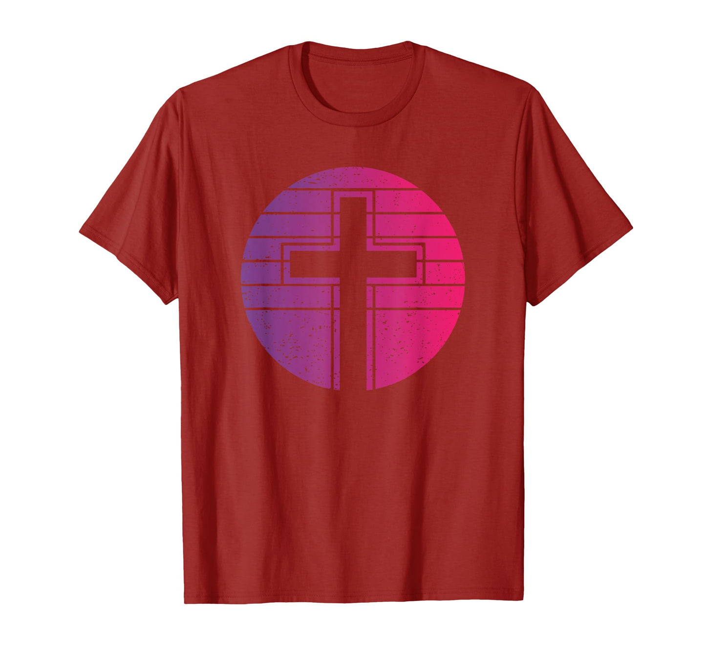 Jesus Cross Retro Style Vintage T-Shirt