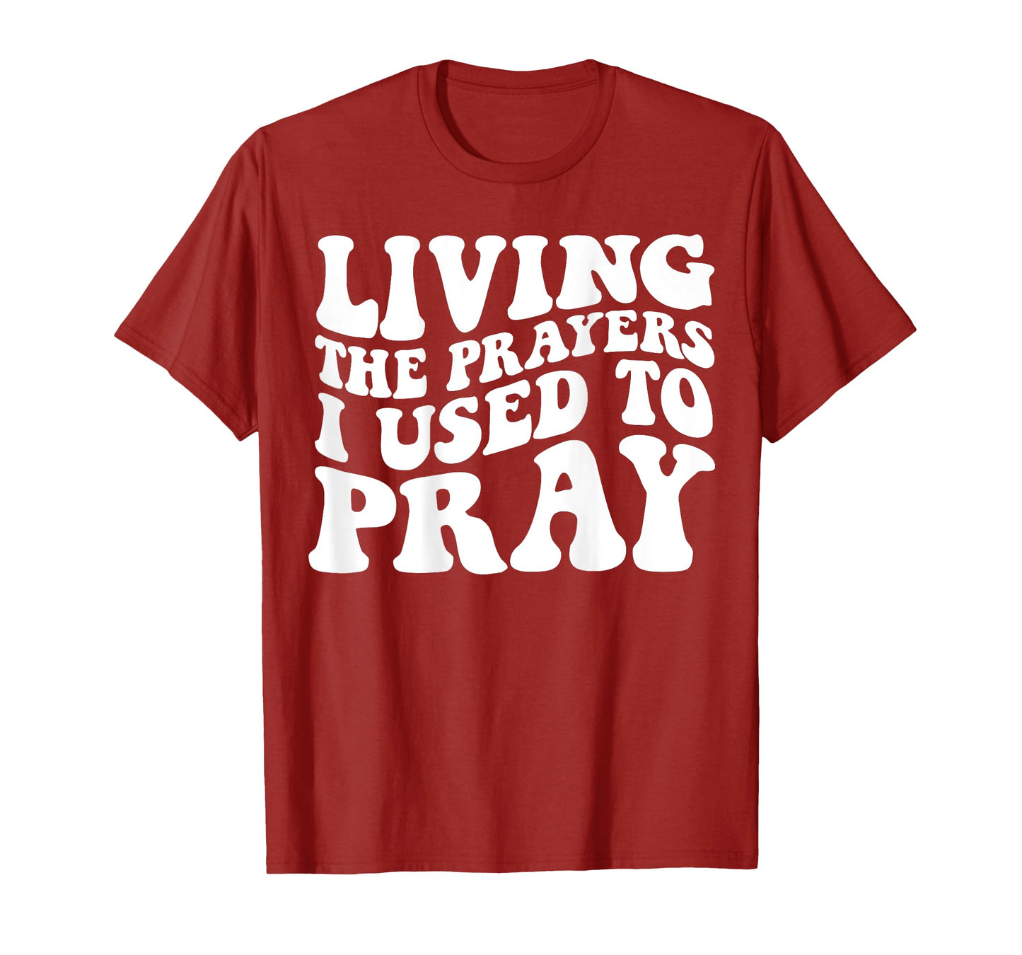 Living The Prayers I used to Pray on back T-Shirt