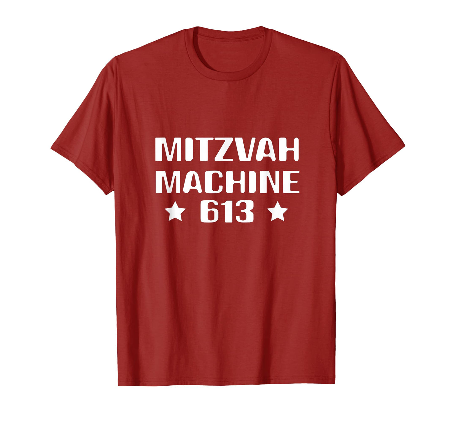 Mitzvah Machine Torah Life 613 Commandments Jewish Hebrew T-Shirt
