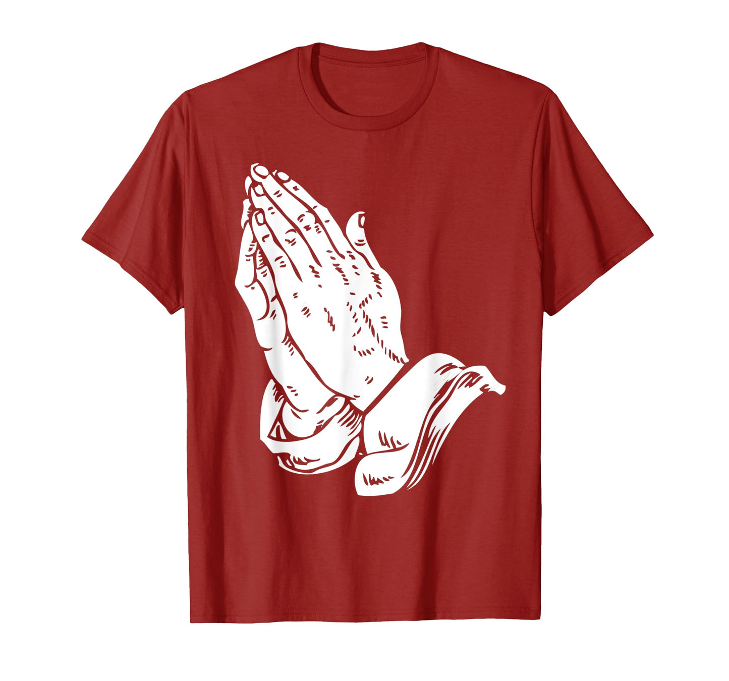 Praying Hands T Shirt - Cool Christian religious Jesus tee T-Shirt