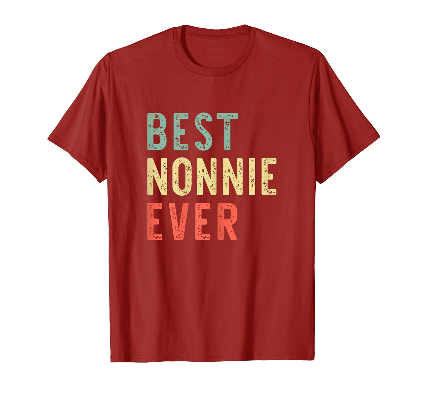 Best Nonnie Ever Family Funny Vintage Retro T-Shirt
