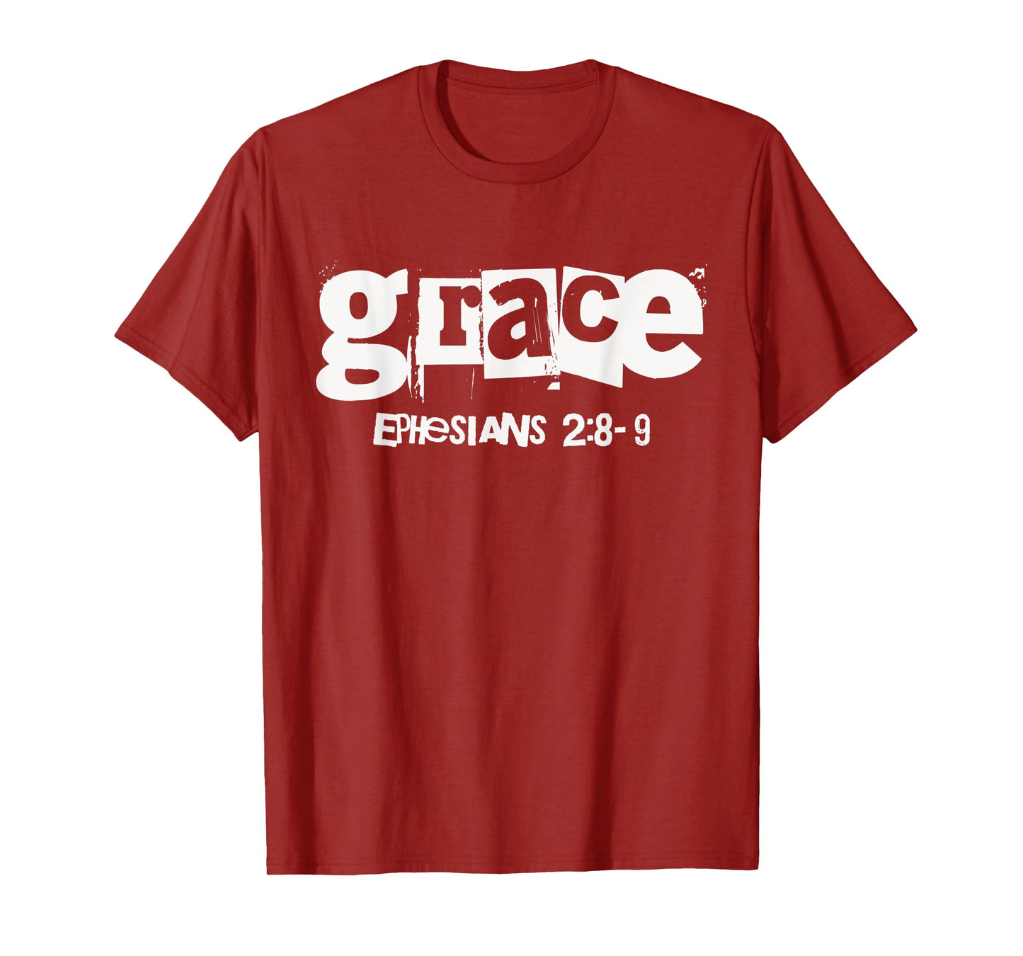 Grace (Ephesians 2:8-9) Christian Streetwear Bible Verse T-Shirt