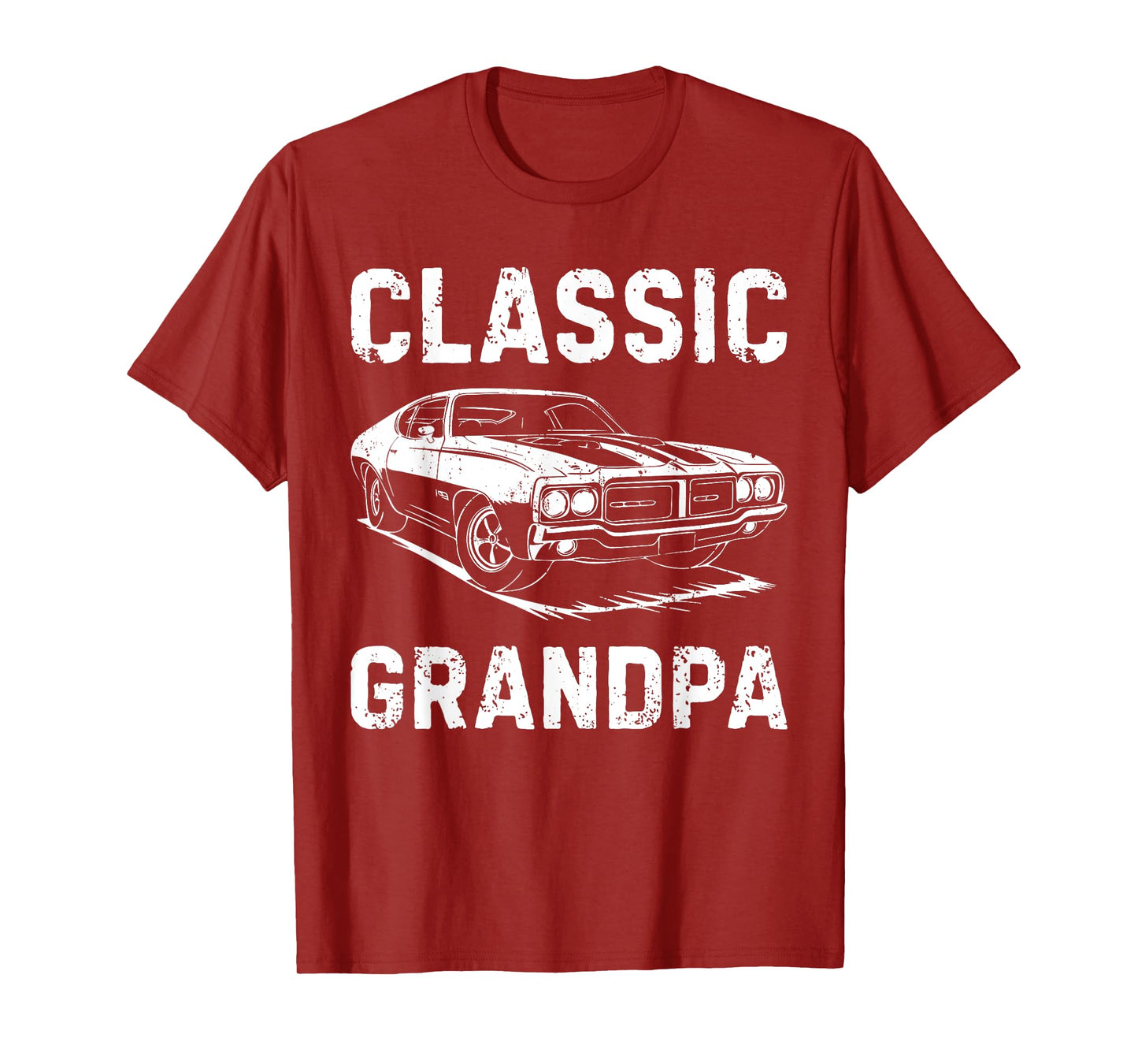 Classic Grandpa Shirt Funny Men Old Classic Car Lover T-Shirt