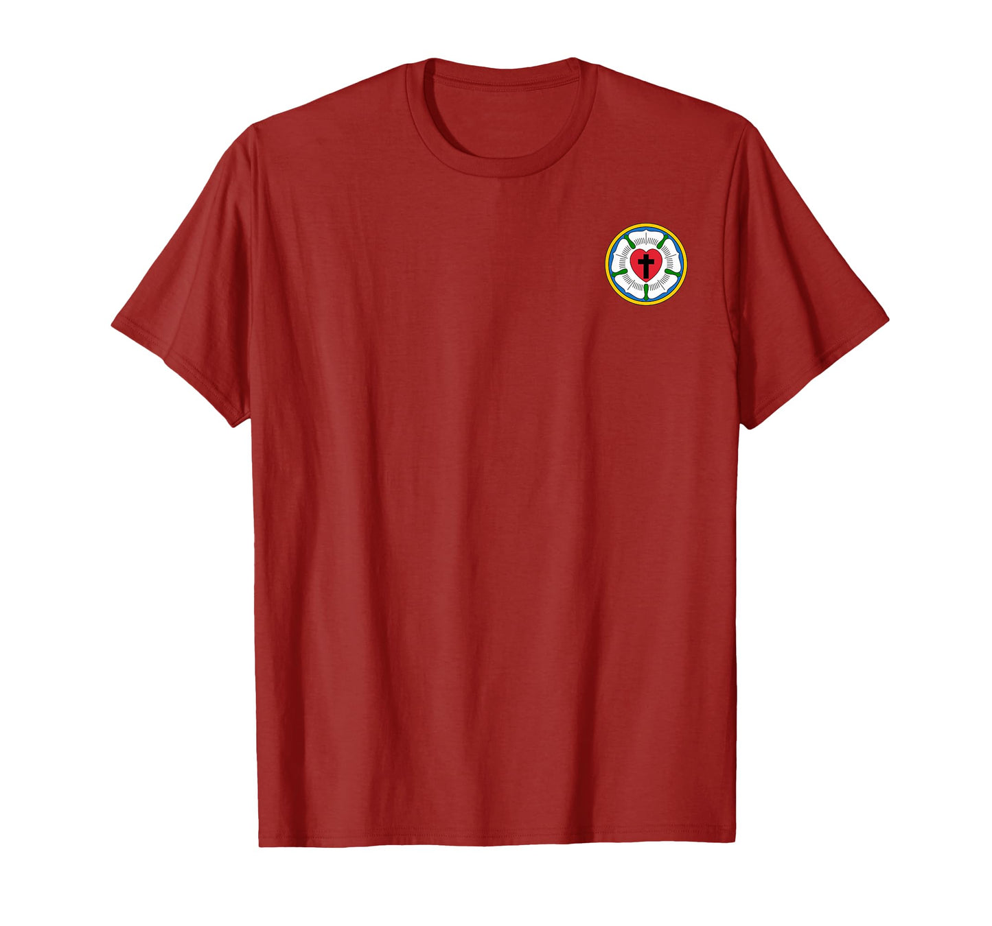 Lutheran Church Luther Rose Seal Logo Emblem T-Shirt